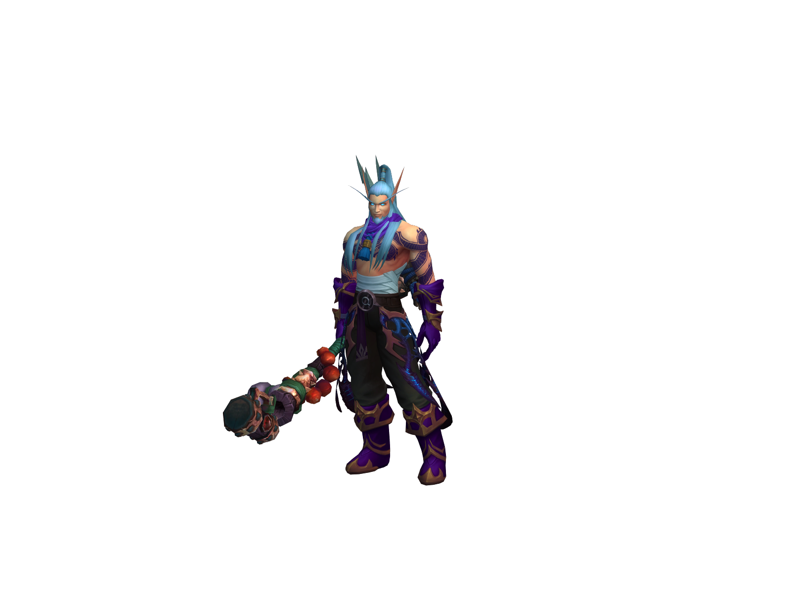 Angrybrewski 3D character render