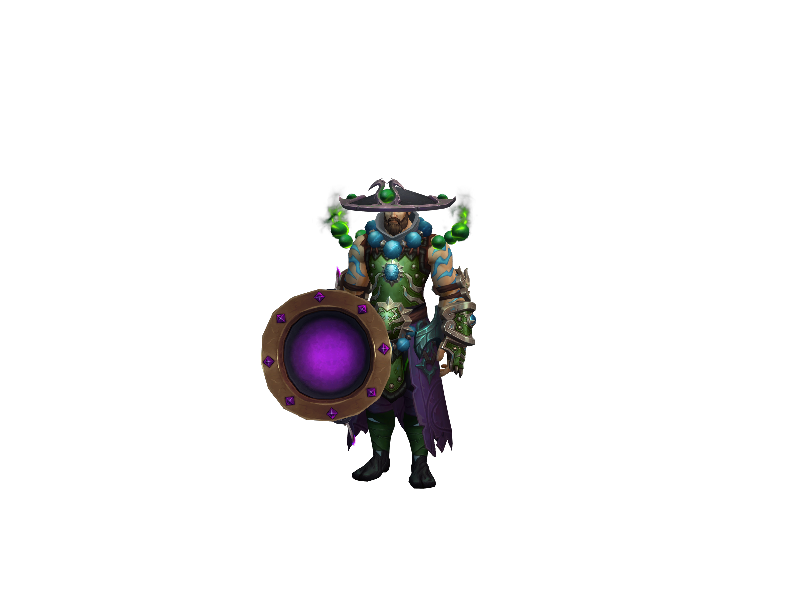 Phlerg 3D character render