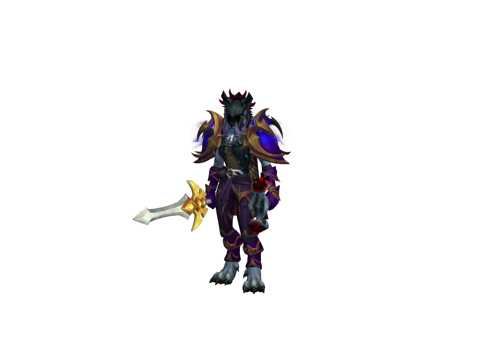 Corveth 3D character render
