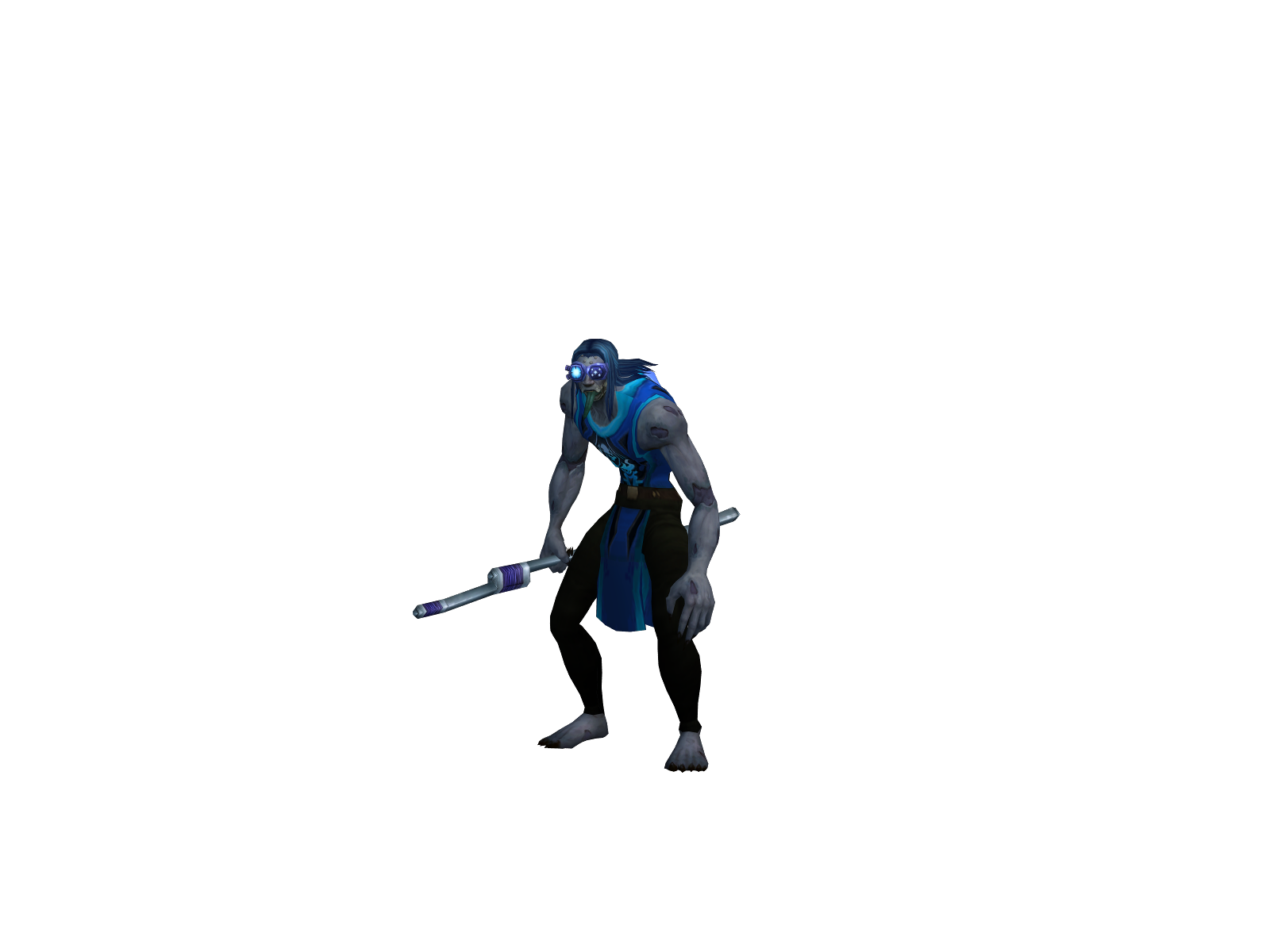 Zengrok 3D character render