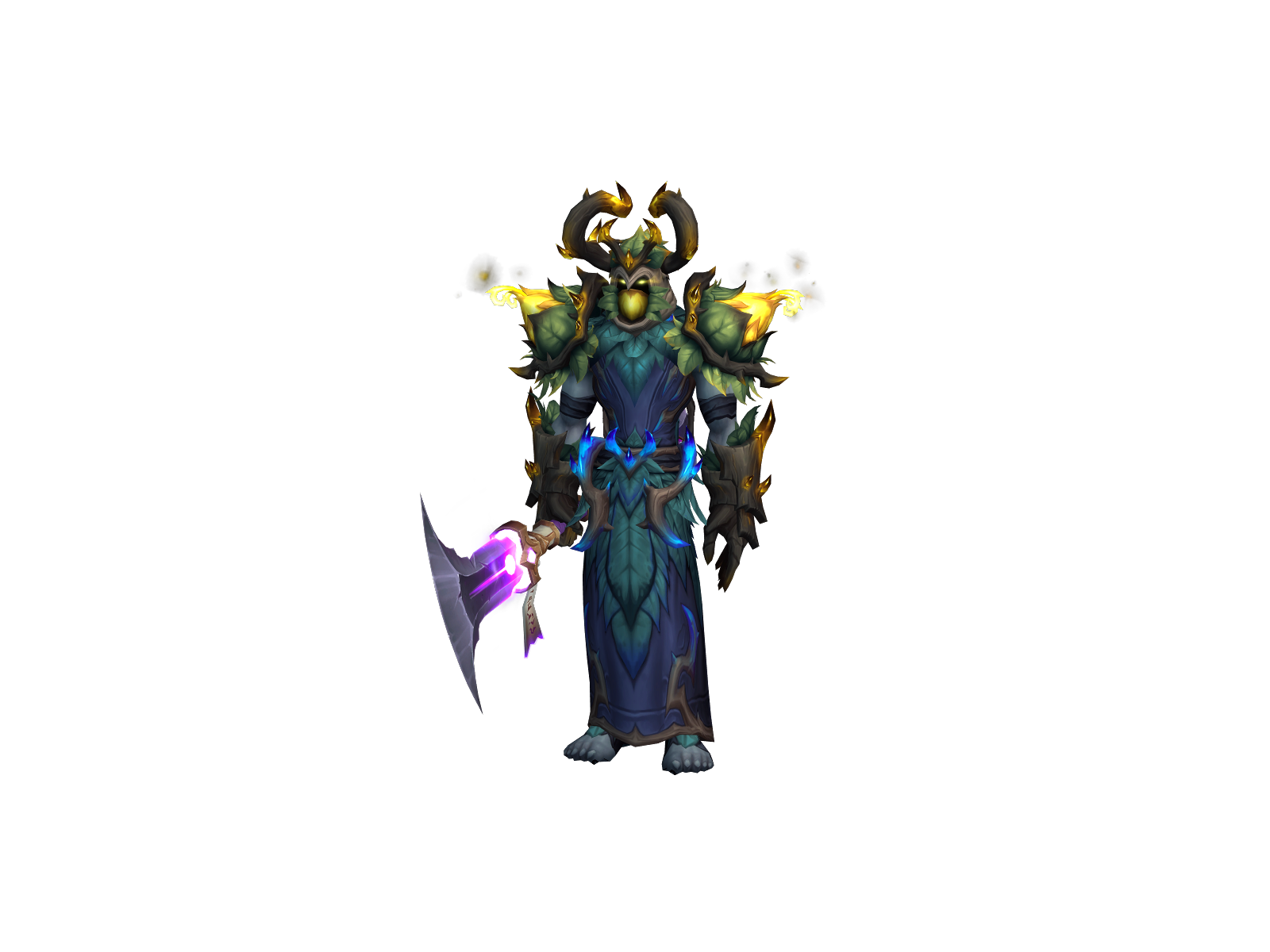 Druïdar 3D character render