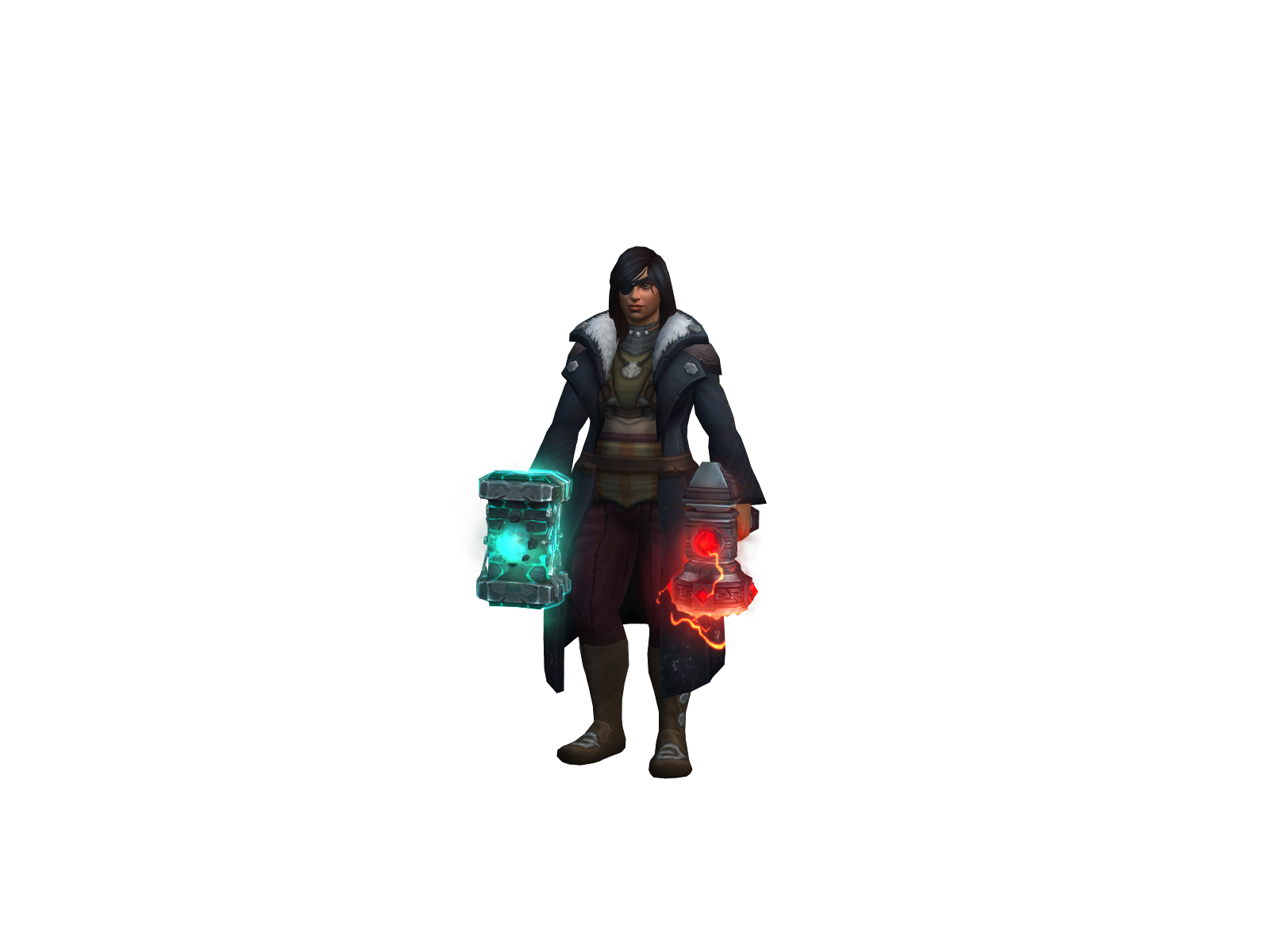 Chánze 3D character render