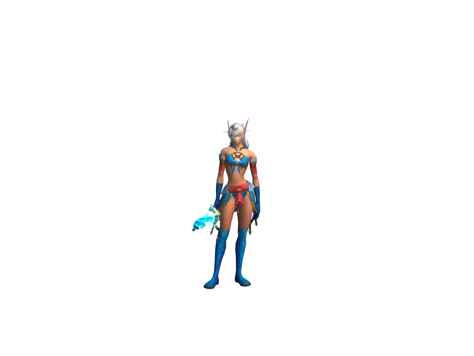 Yuraki 3D character render