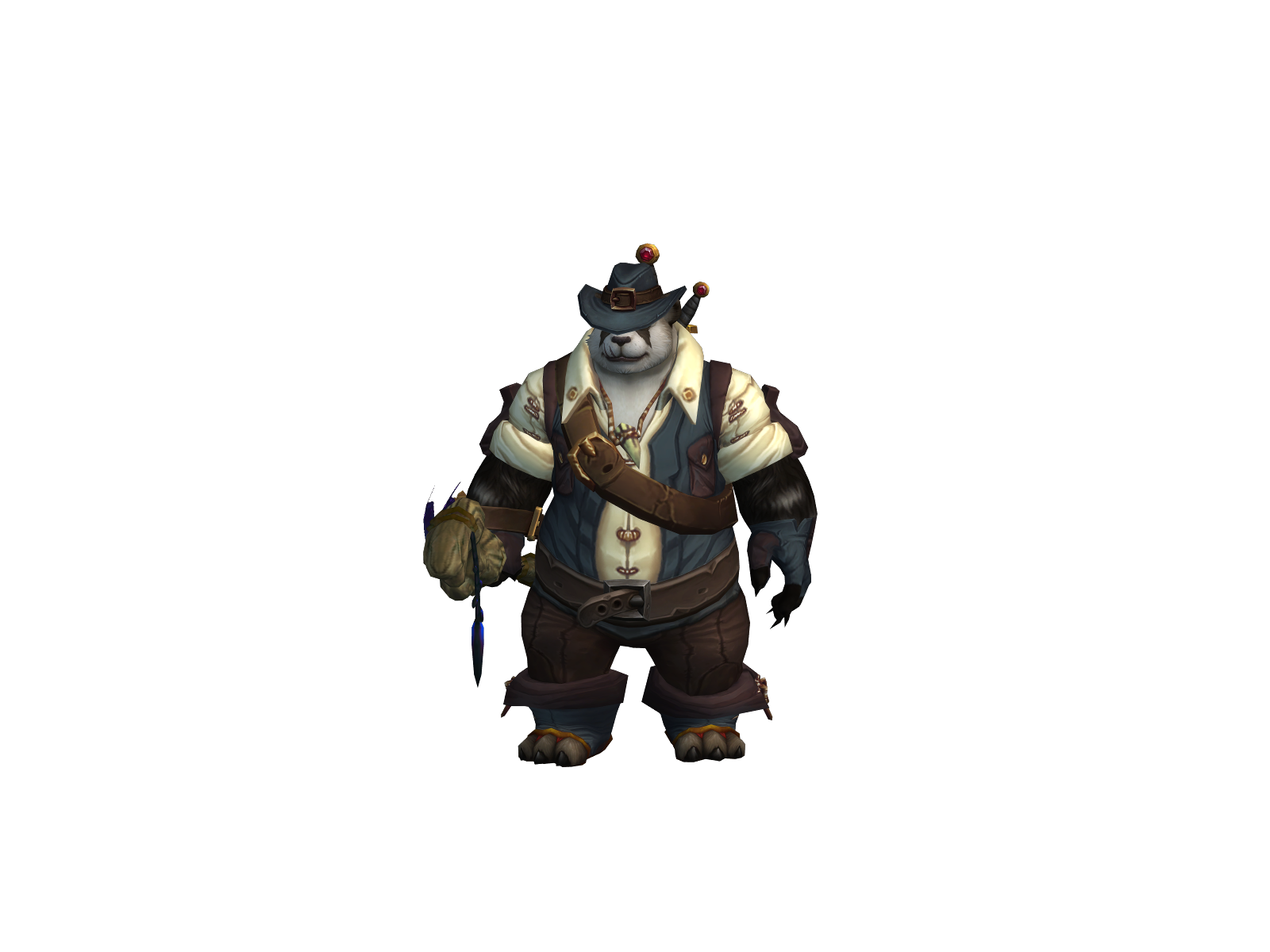 Grehory 3D character render