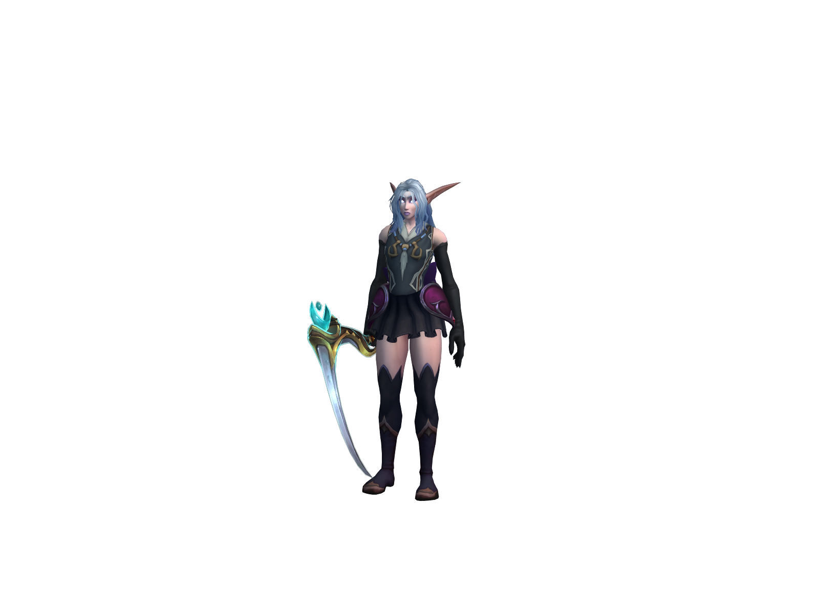 Withchagee 3D character render