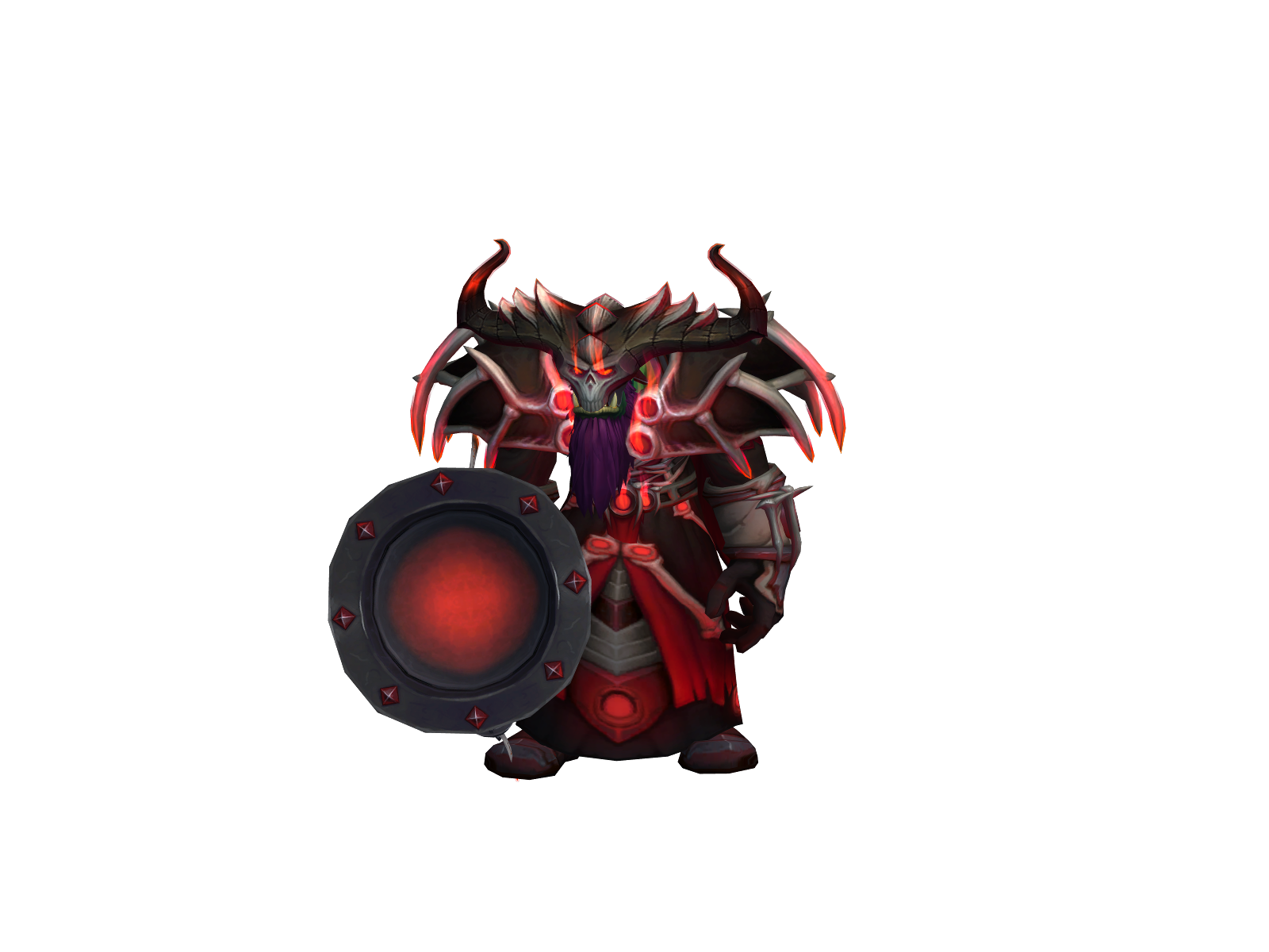 Guldantrês 3D character render