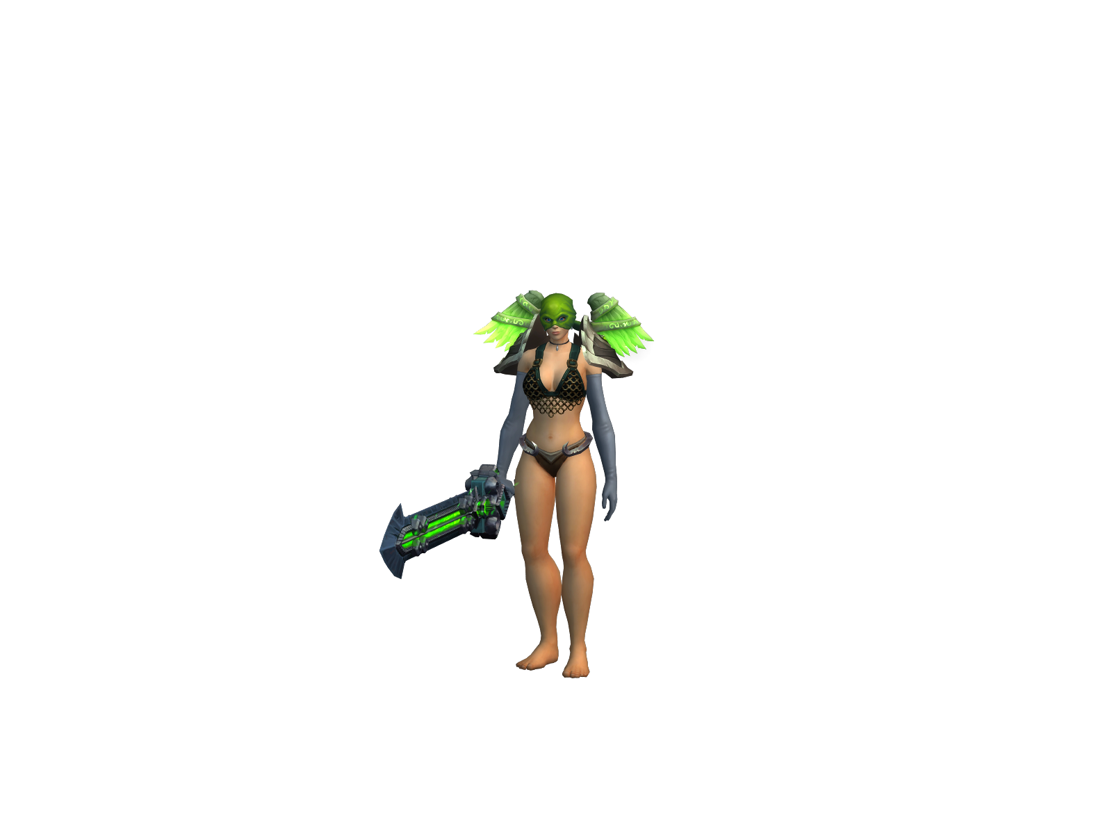 Fatalpaladîn 3D character render