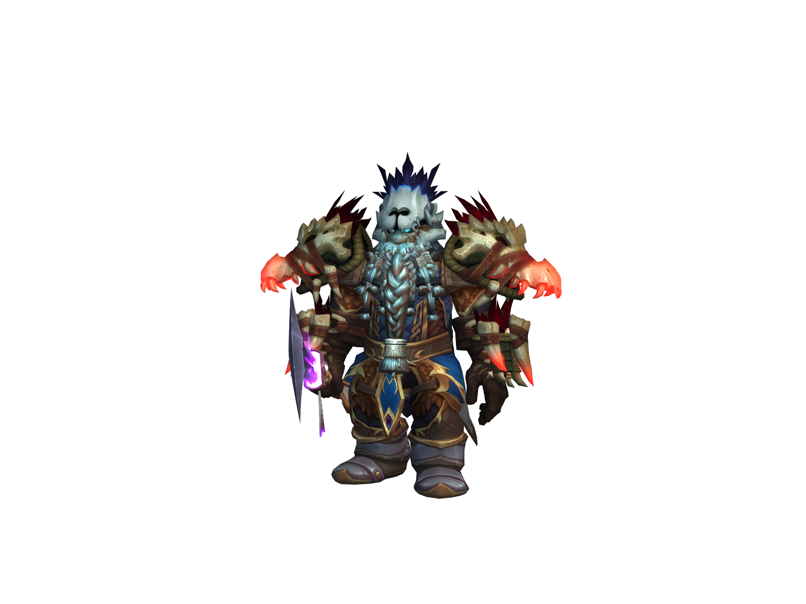 Chudleader 3D character render