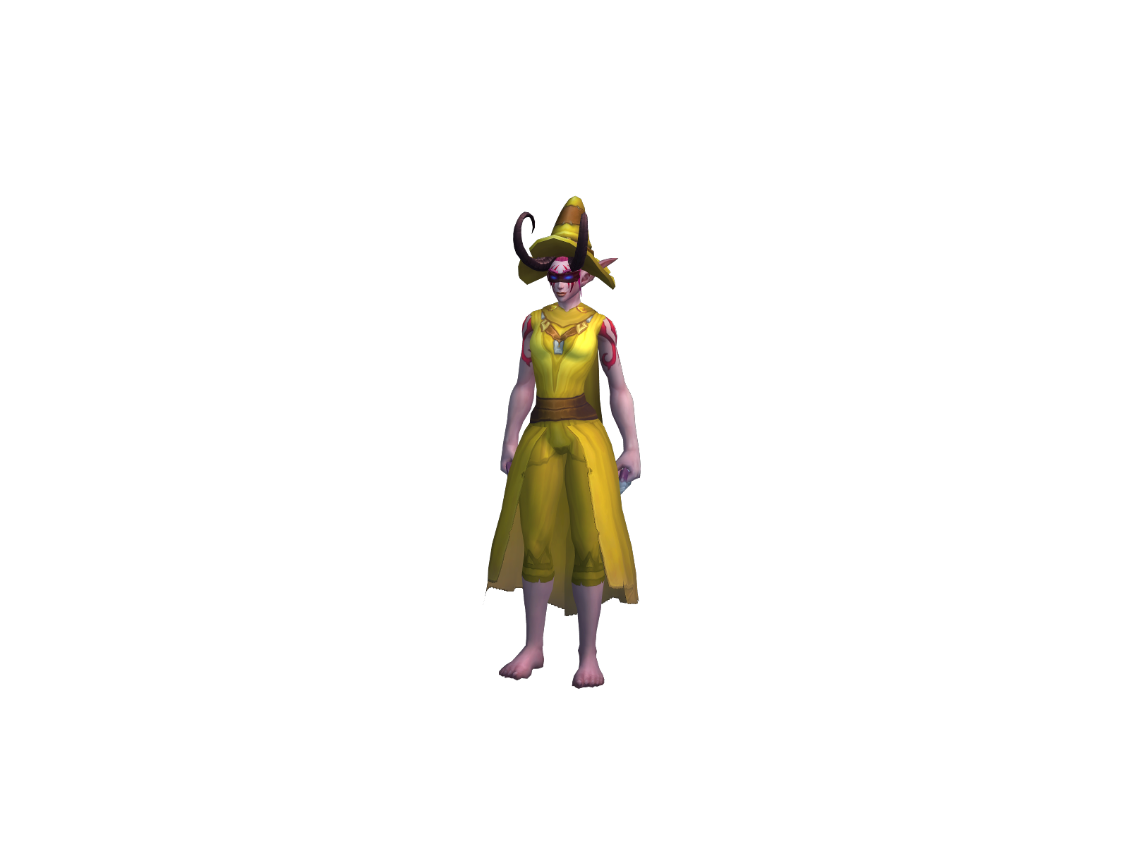 Taniskael 3D character render