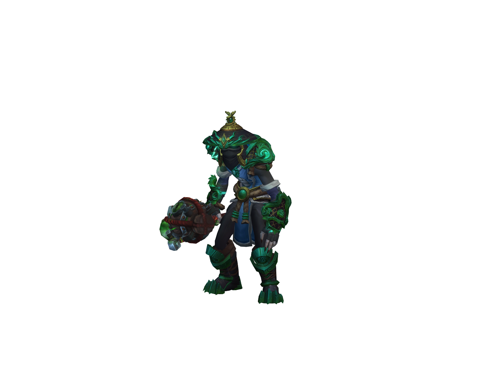 Powabunga 3D character render