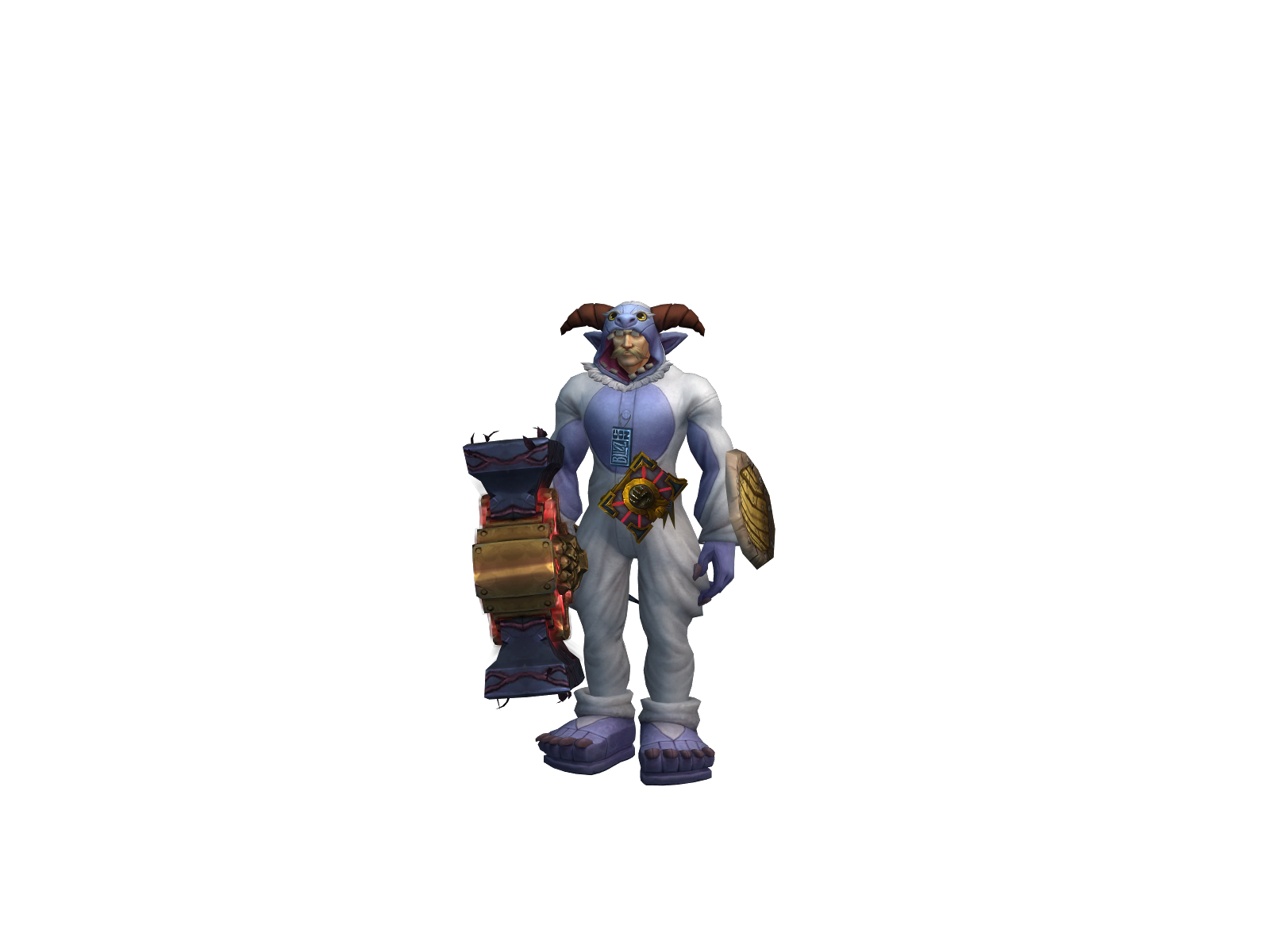 Spamque 3D character render
