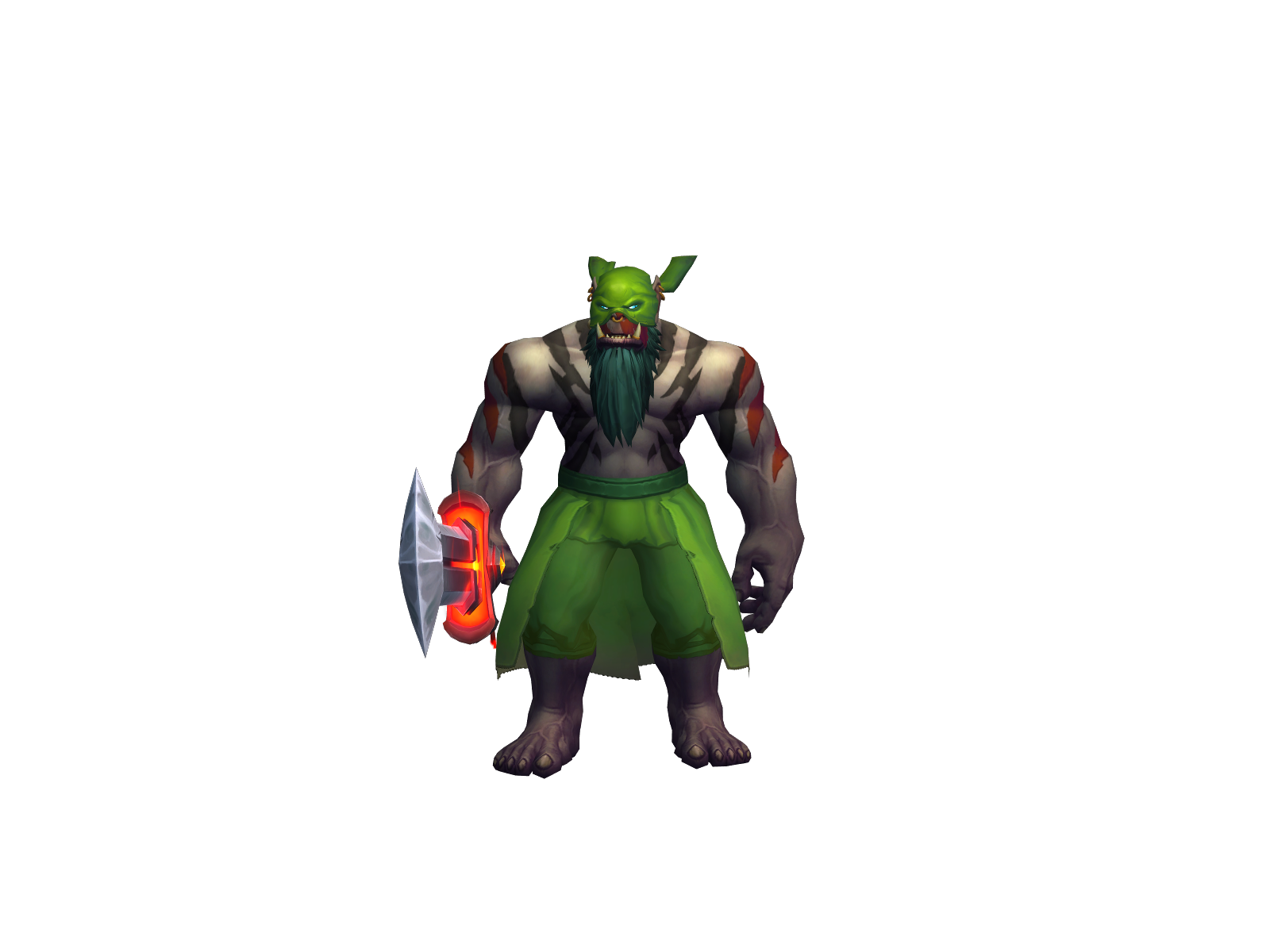 Seúk 3D character render