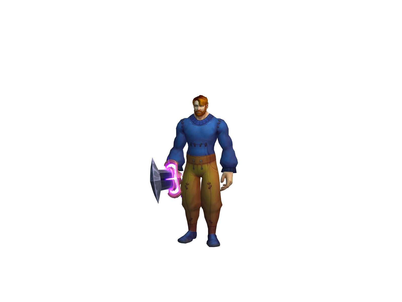 Crazydog 3D character render