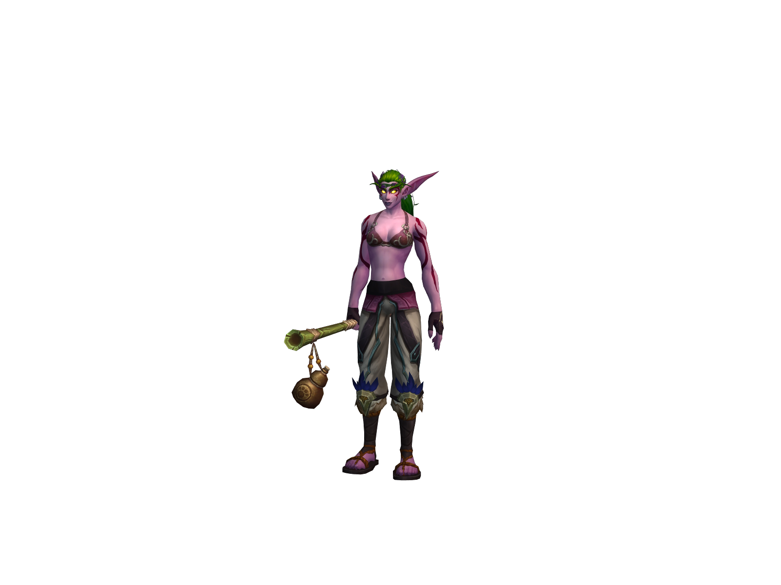 Mandooa 3D character render