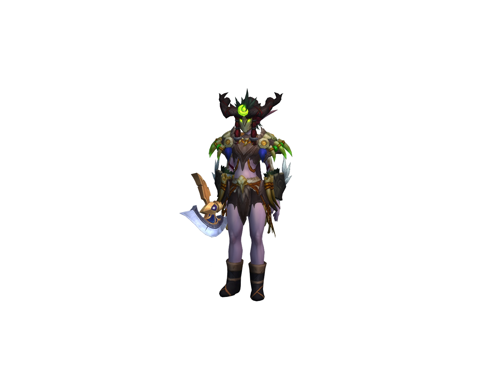 Judruid 3D character render