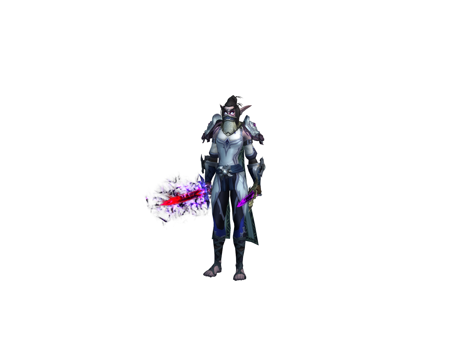 Raynea 3D character render