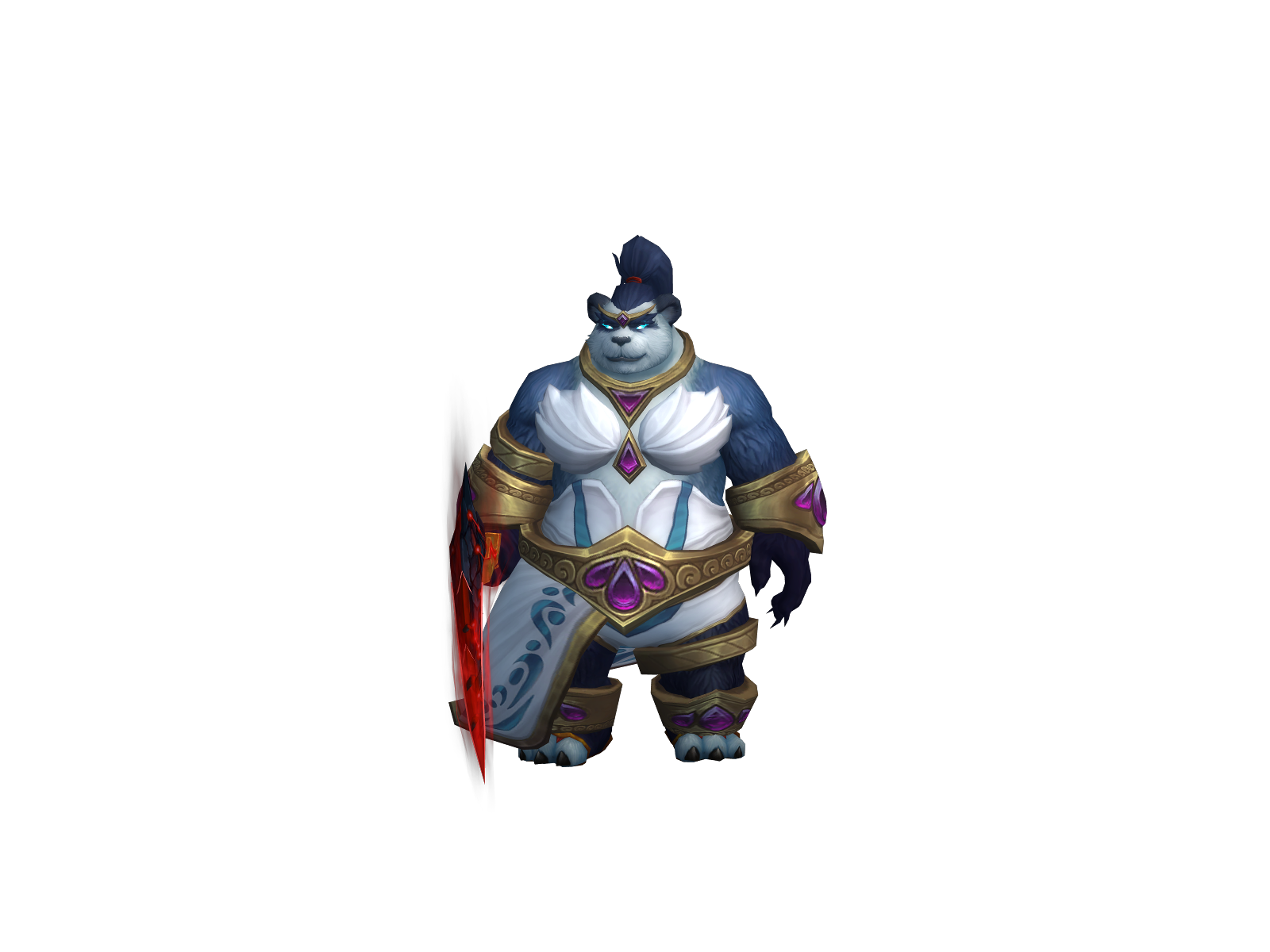 Deathlyham 3D character render