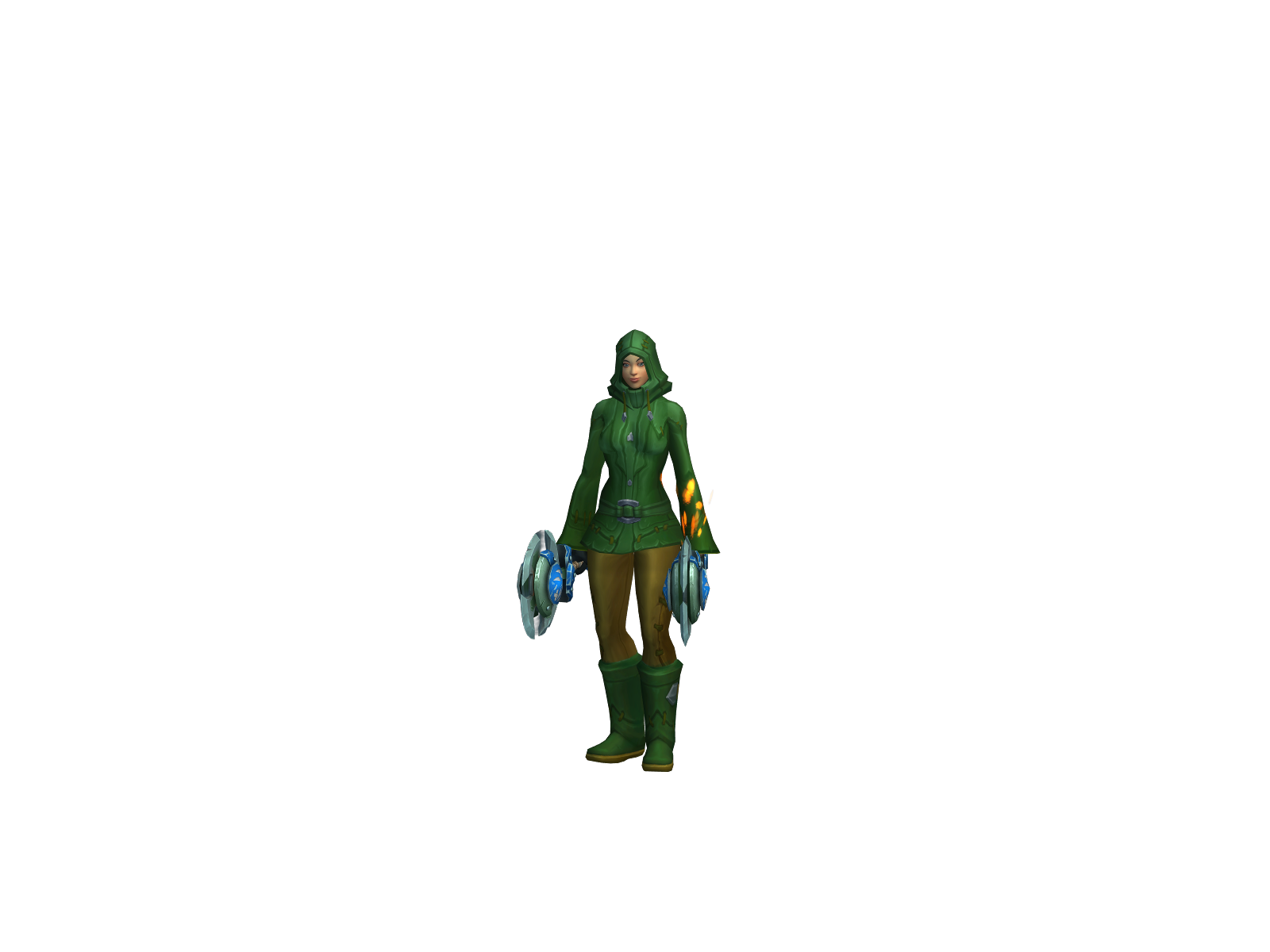 Slitstab 3D character render