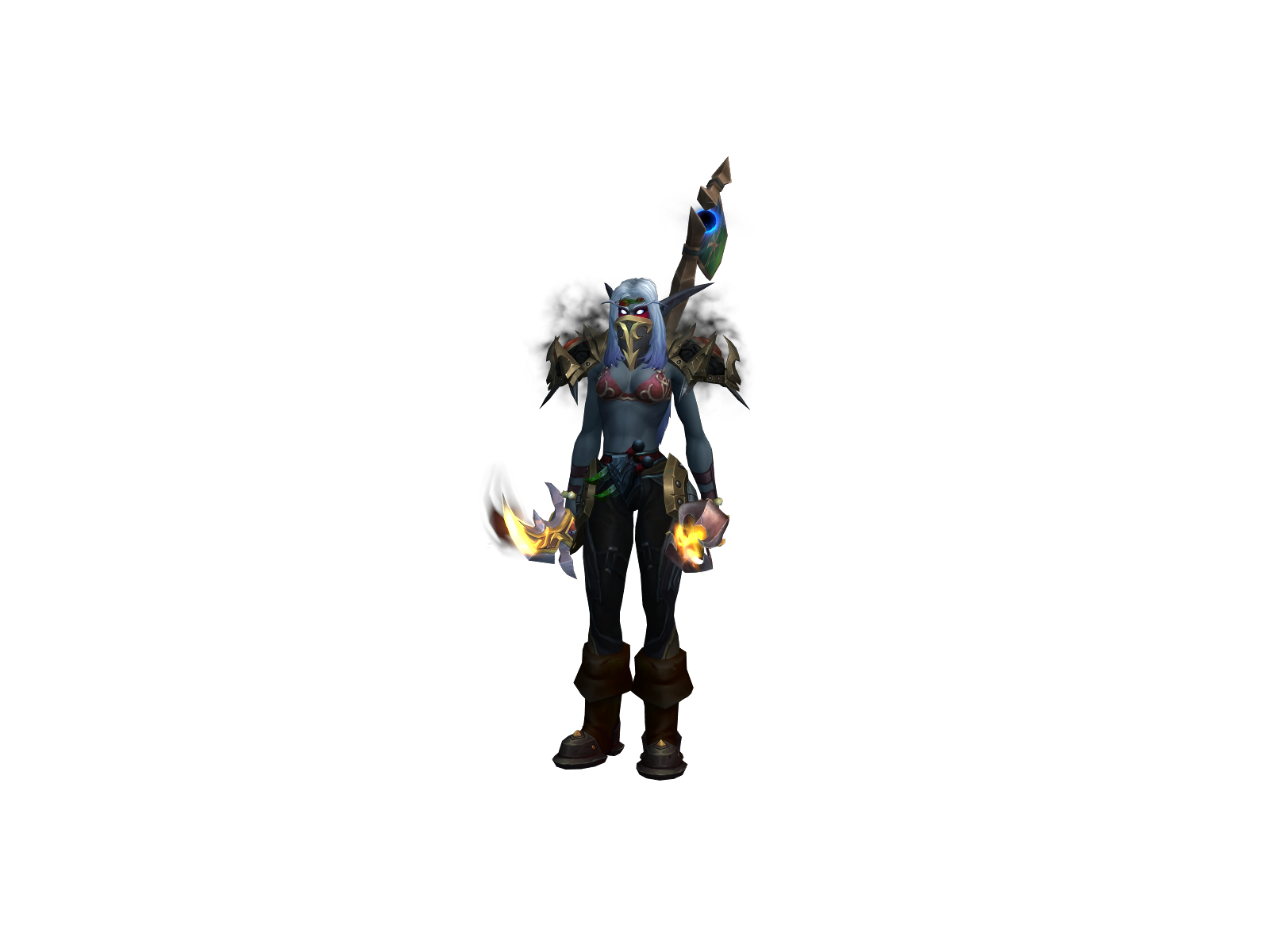 Aquinolaida 3D character render