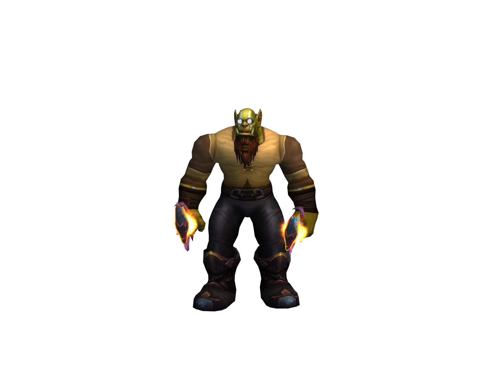 Bootyman 3D character render