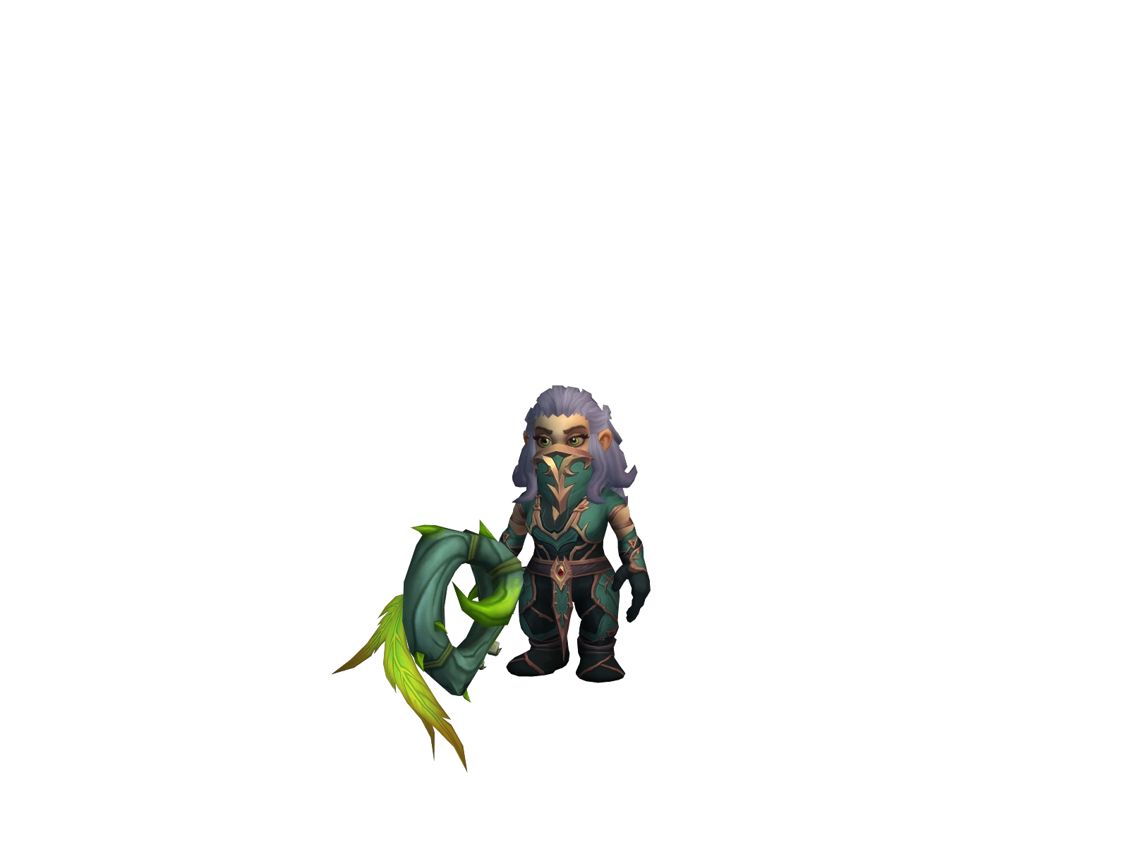 Jeolmyung 3D character render