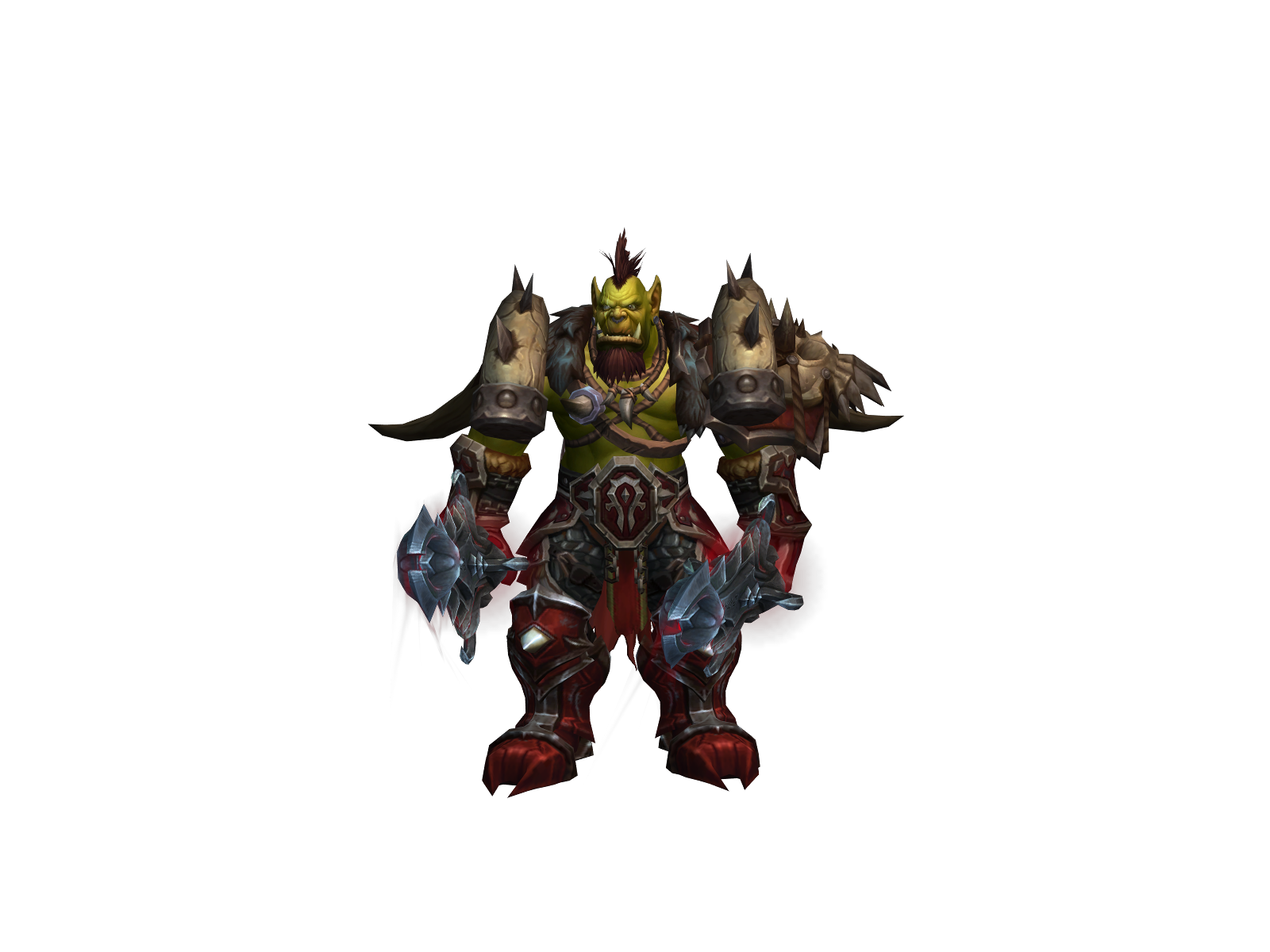 Mokzug 3D character render