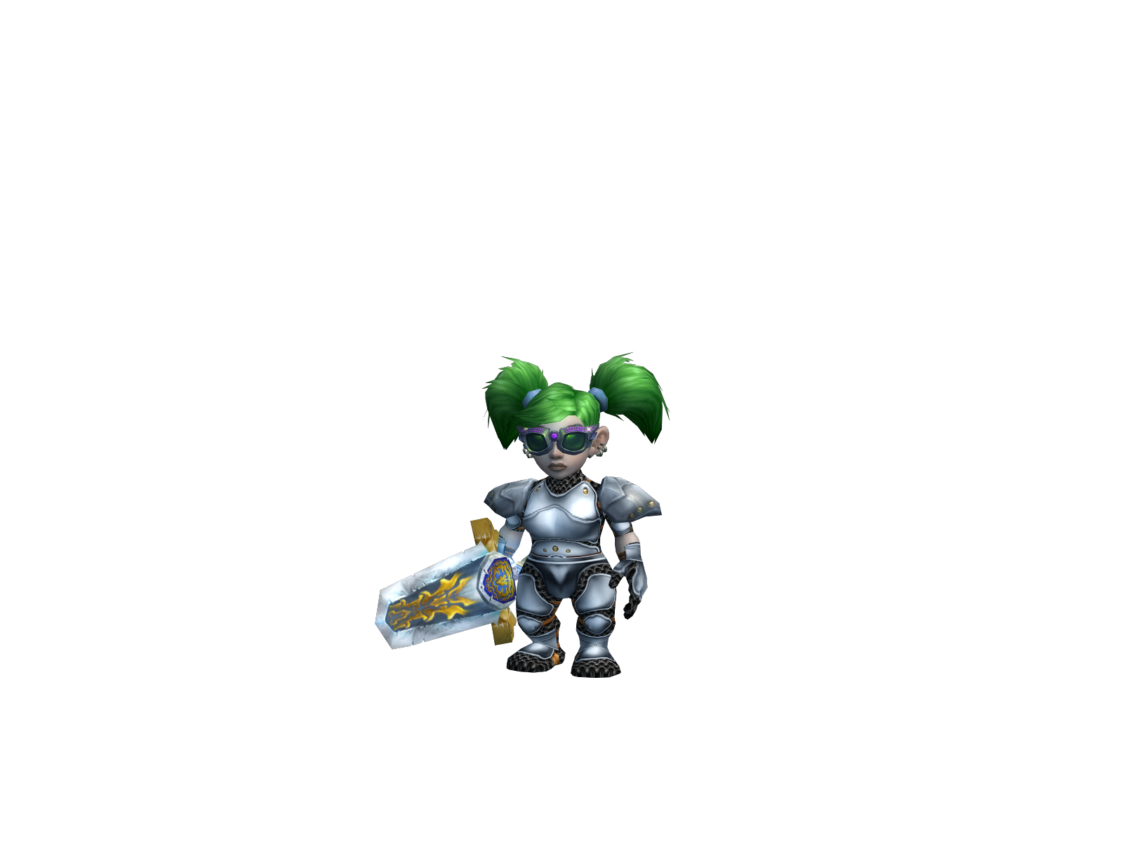 Frozenrice 3D character render