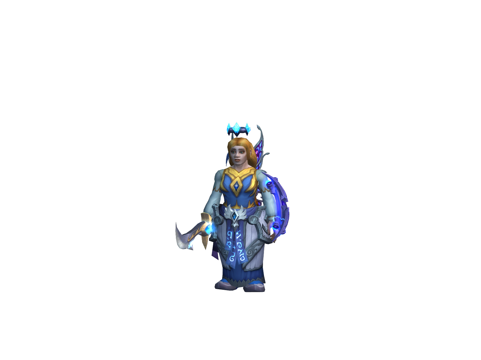 Angrylights 3D character render