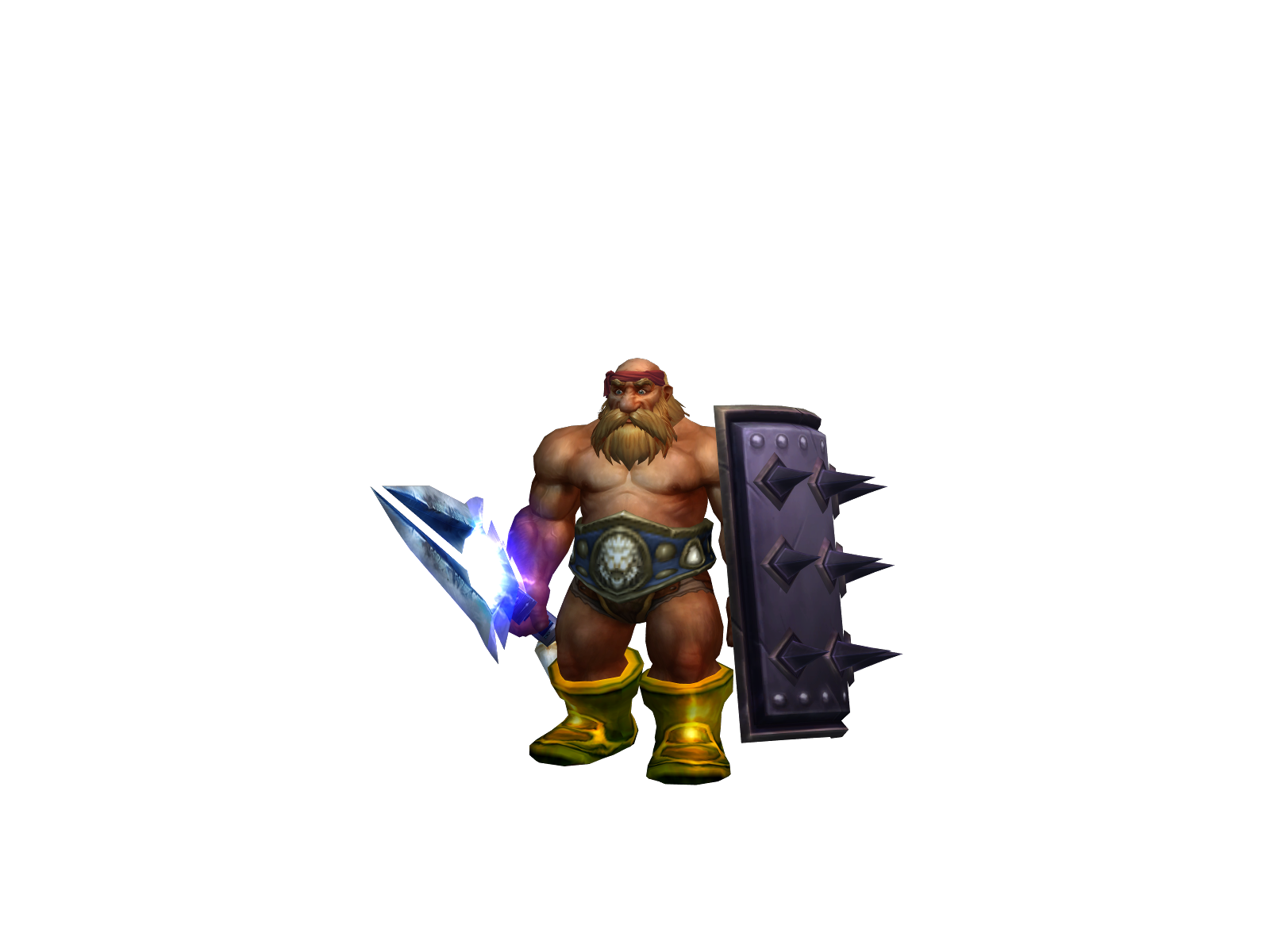 Hulkamaniac 3D character render