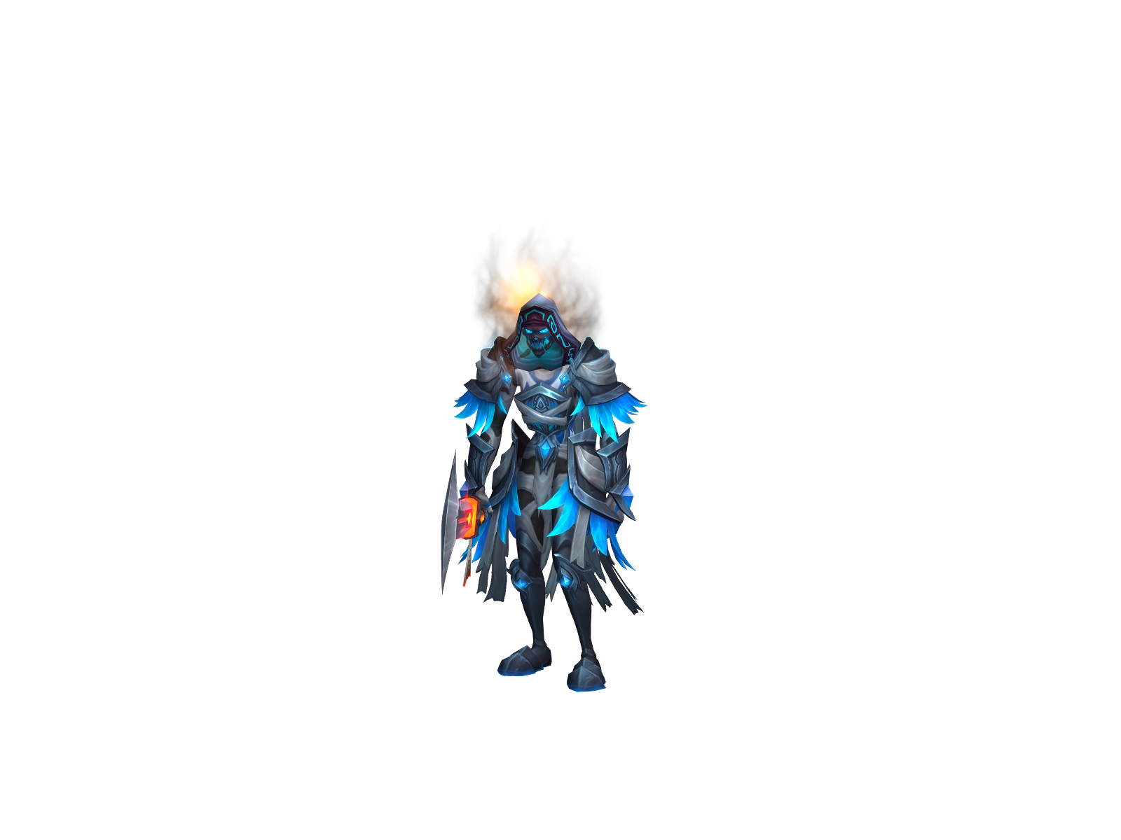 Allgilfedup 3D character render