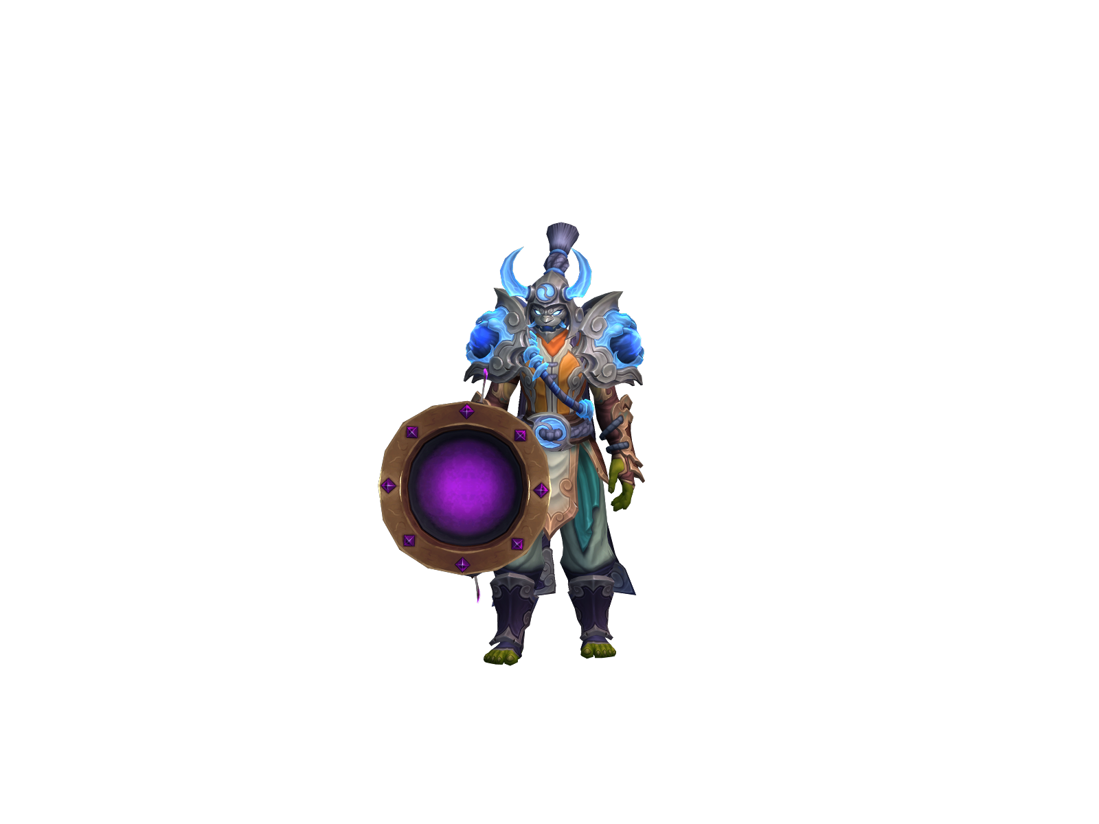Dopepresh 3D character render