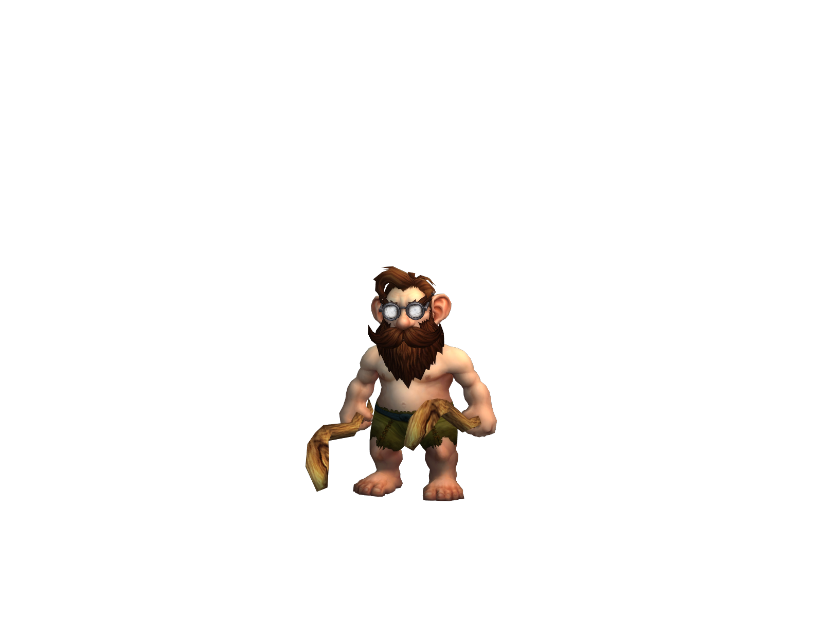 Hold 3D character render