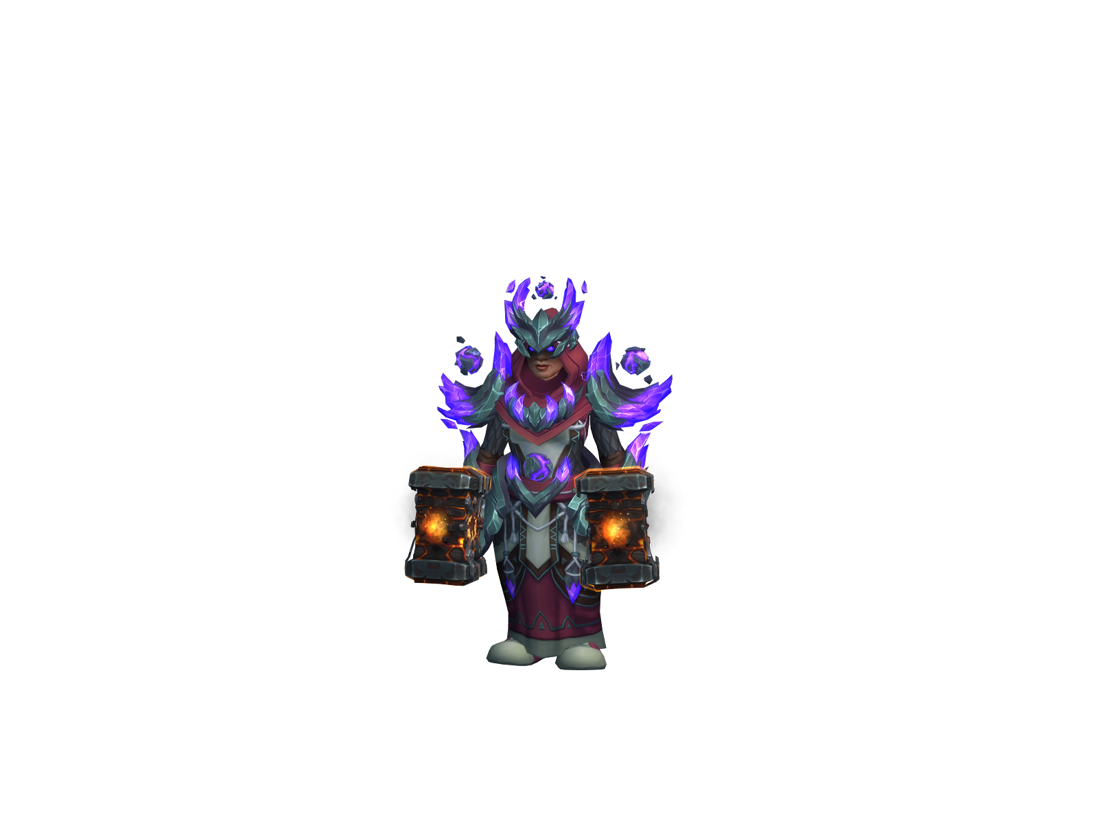 Wafflexox 3D character render