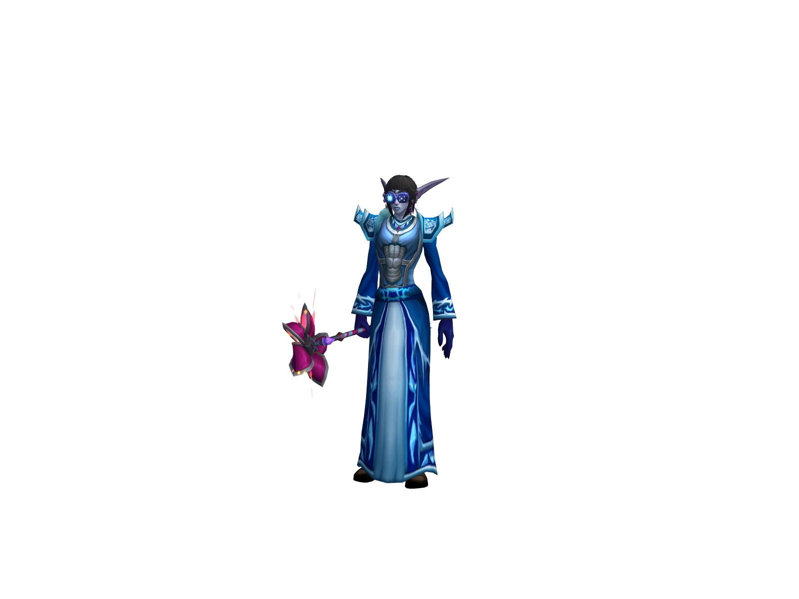 Elfufu 3D character render