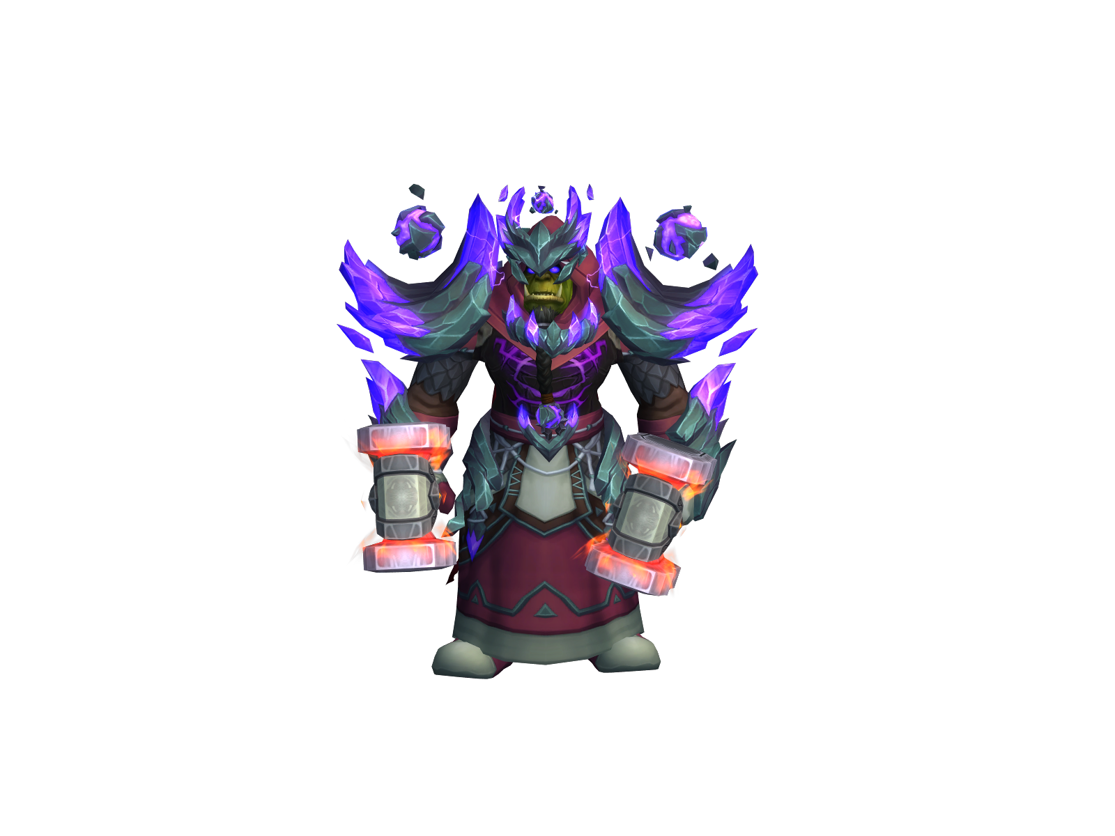 Gromashi 3D character render