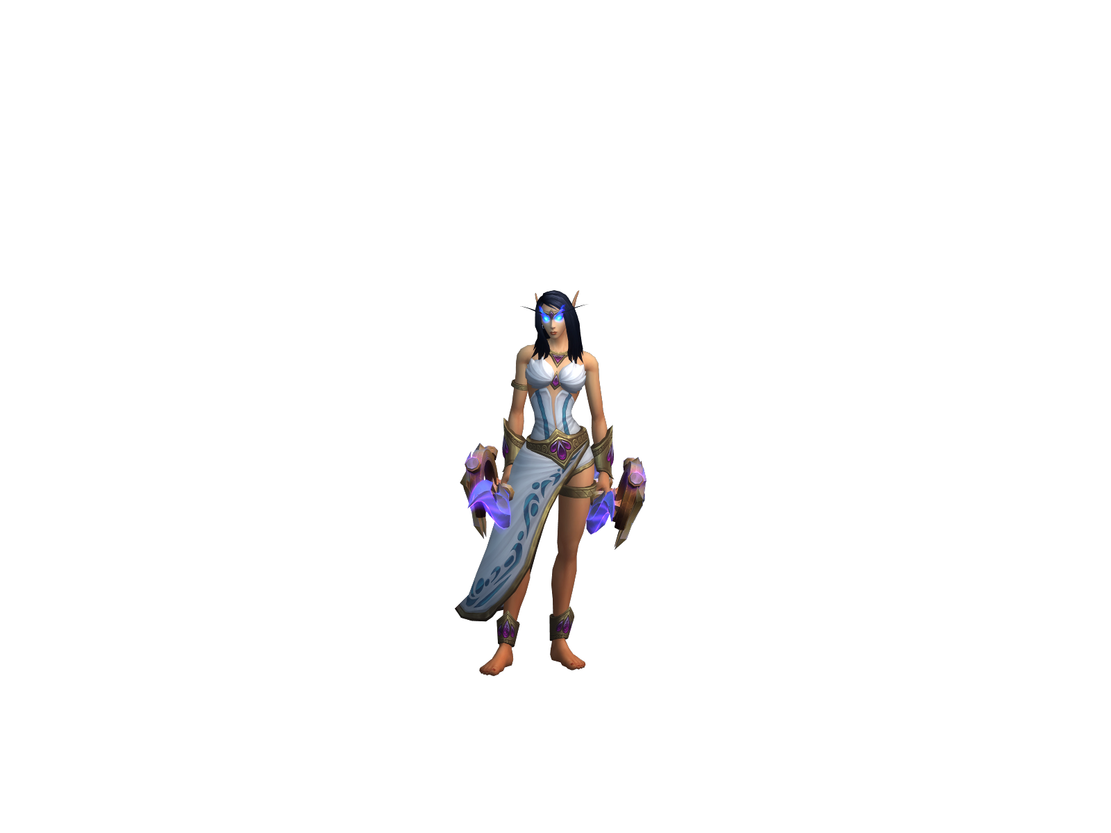 Zeruch 3D character render