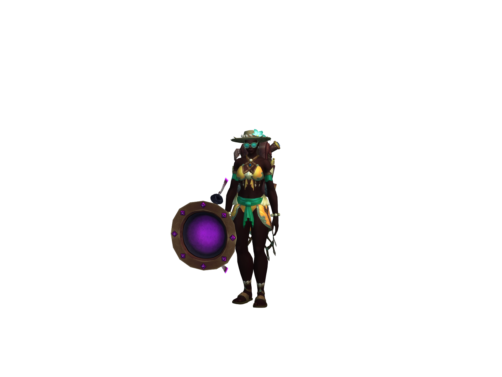 Augúst 3D character render