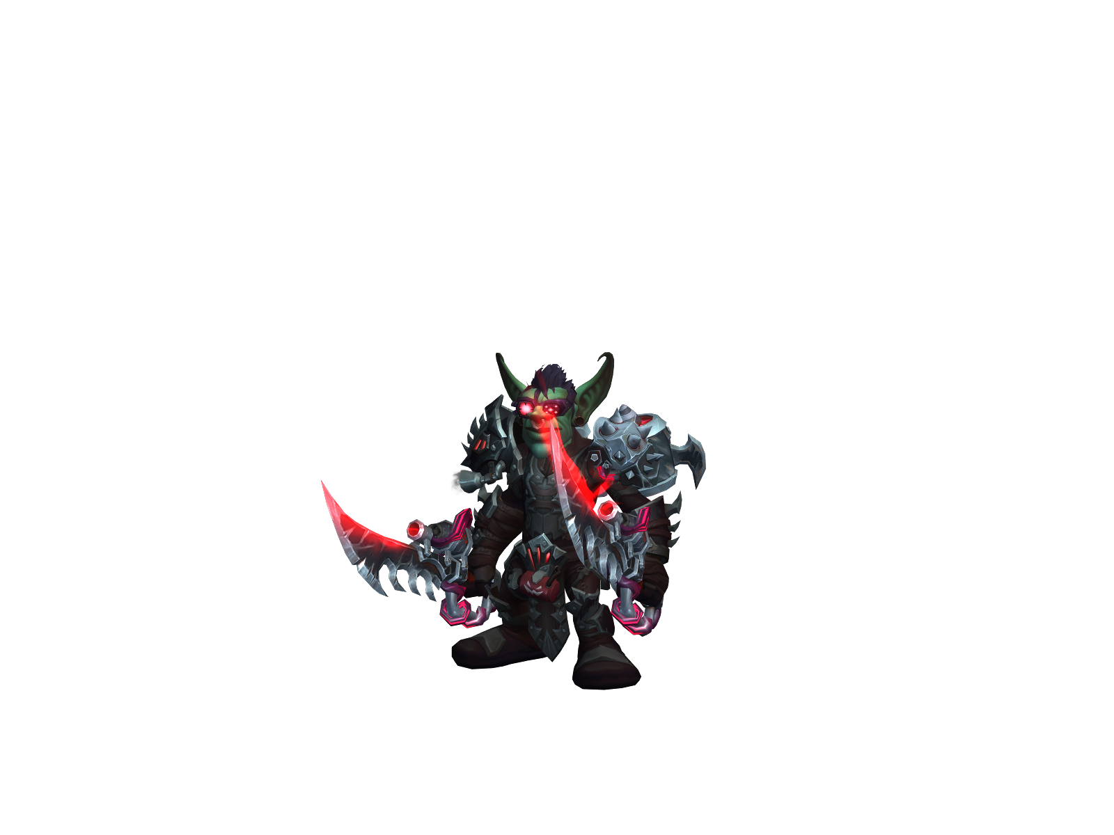 Pìranha 3D character render