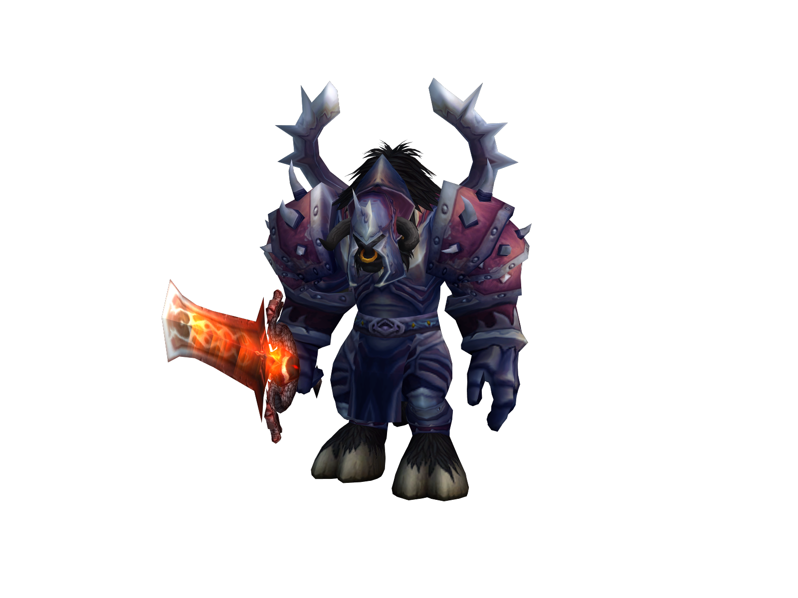 Bloodthørn 3D character render