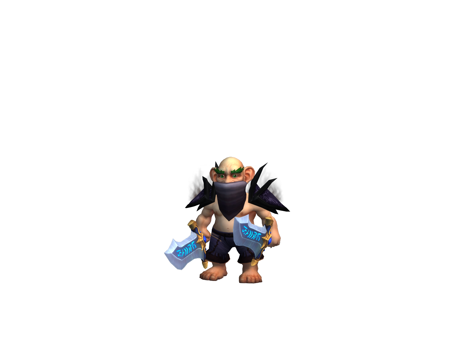 Chimichanga 3D character render