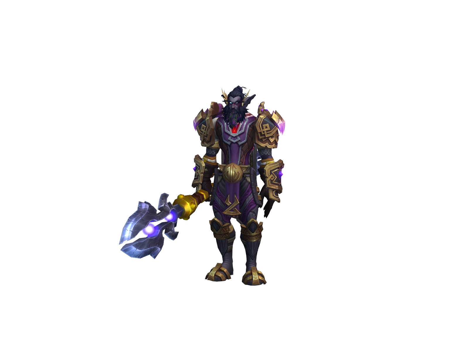 Kroufur 3D character render