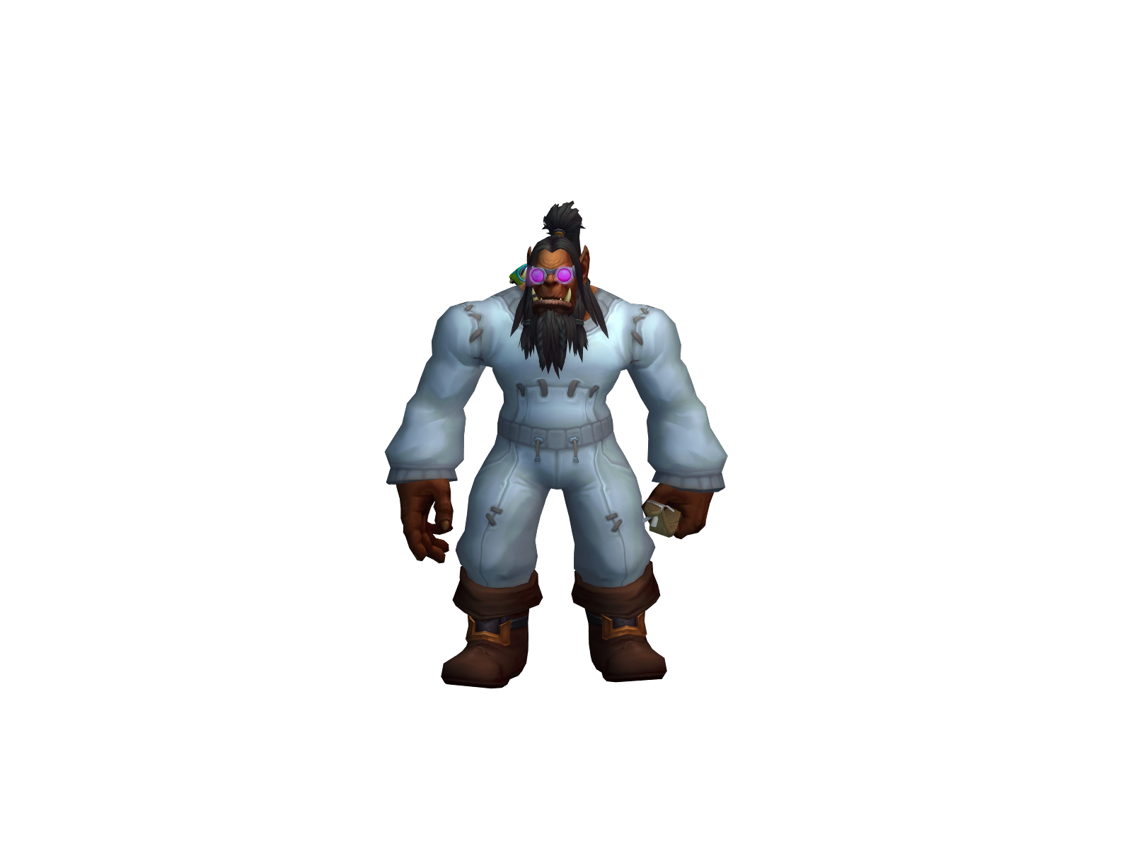 Honeybuckets 3D character render