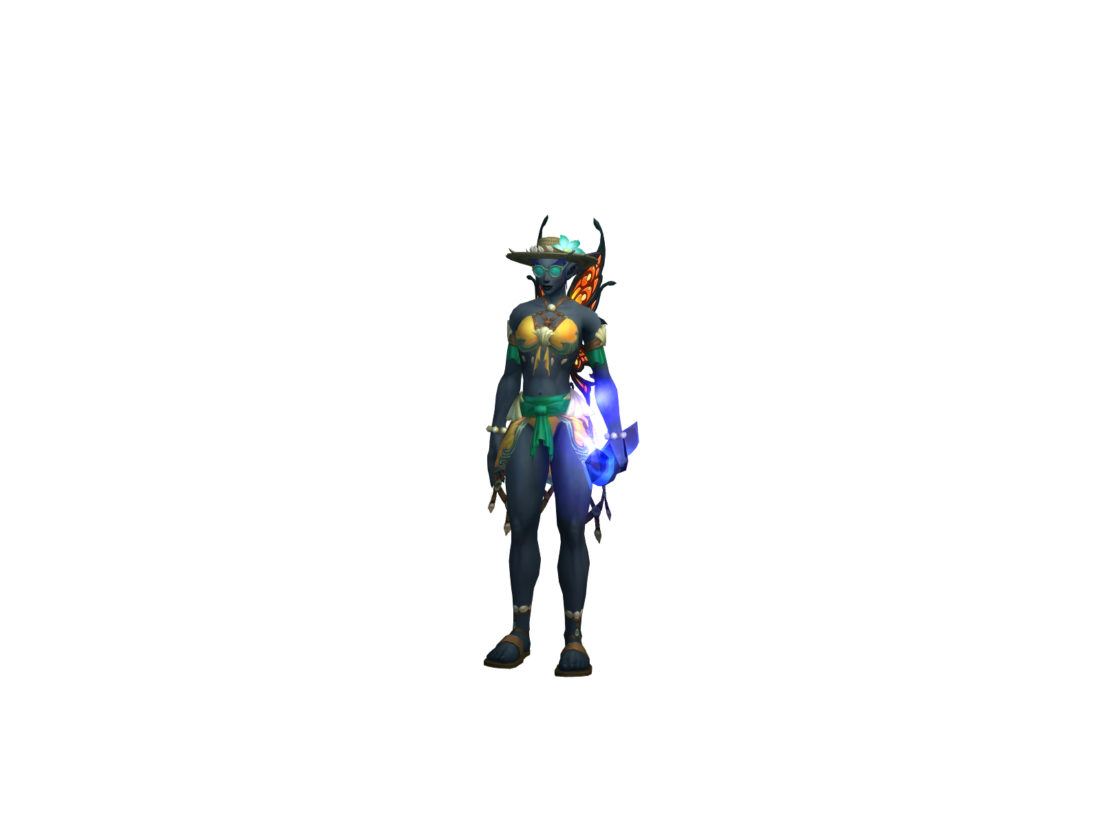 Mercurycat 3D character render