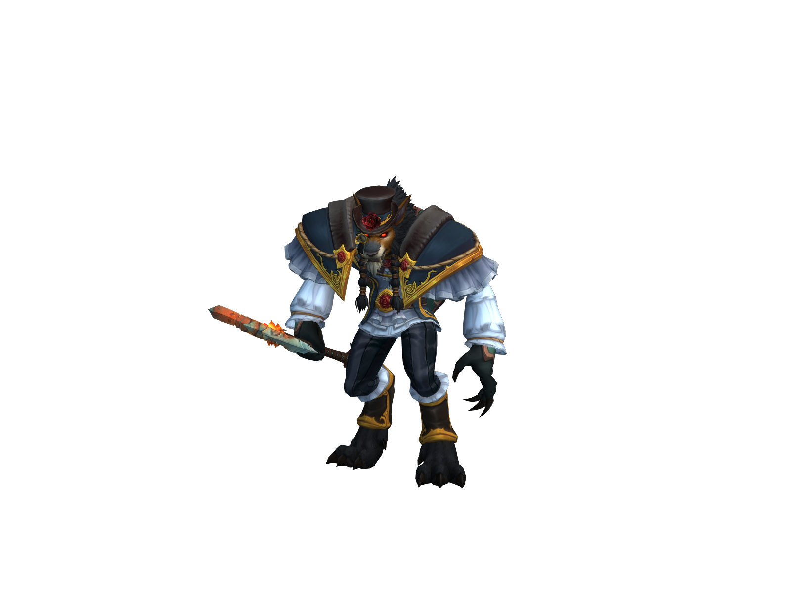 Ginine 3D character render