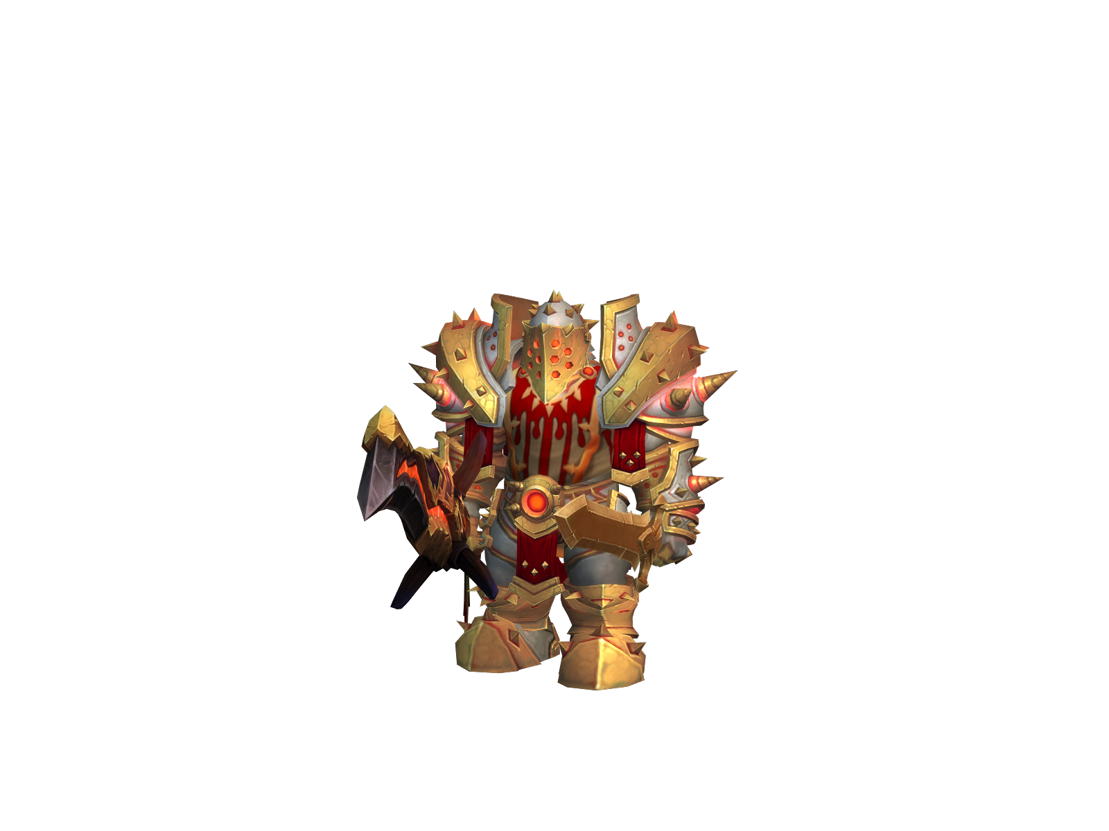Ásator 3D character render