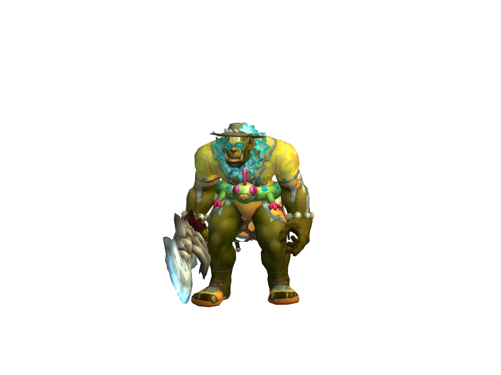 Bóö 3D character render