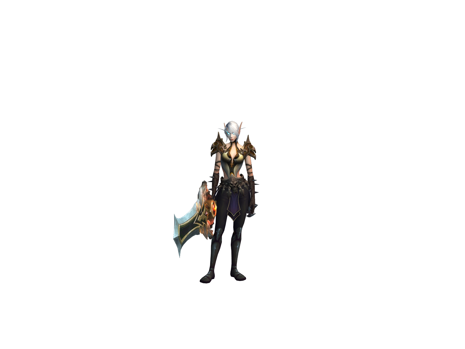 Asphyxial 3D character render
