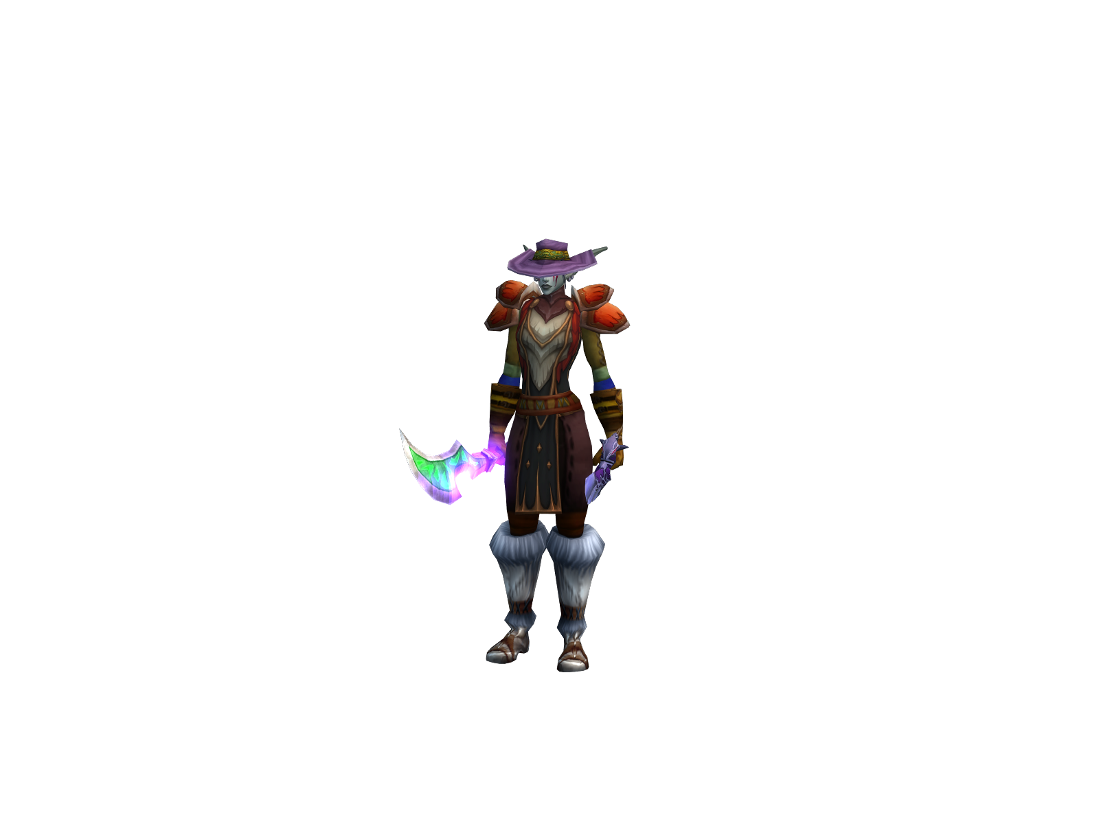 Exdivekick 3D character render