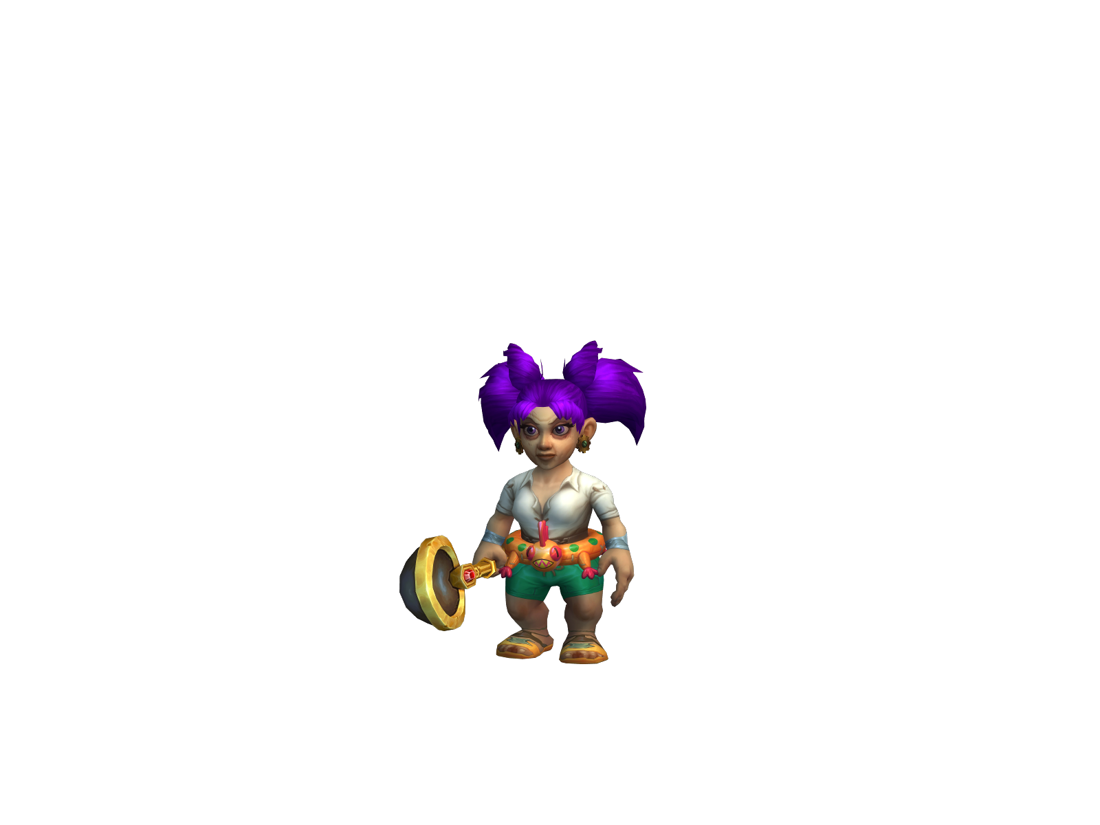 Damedesuka 3D character render