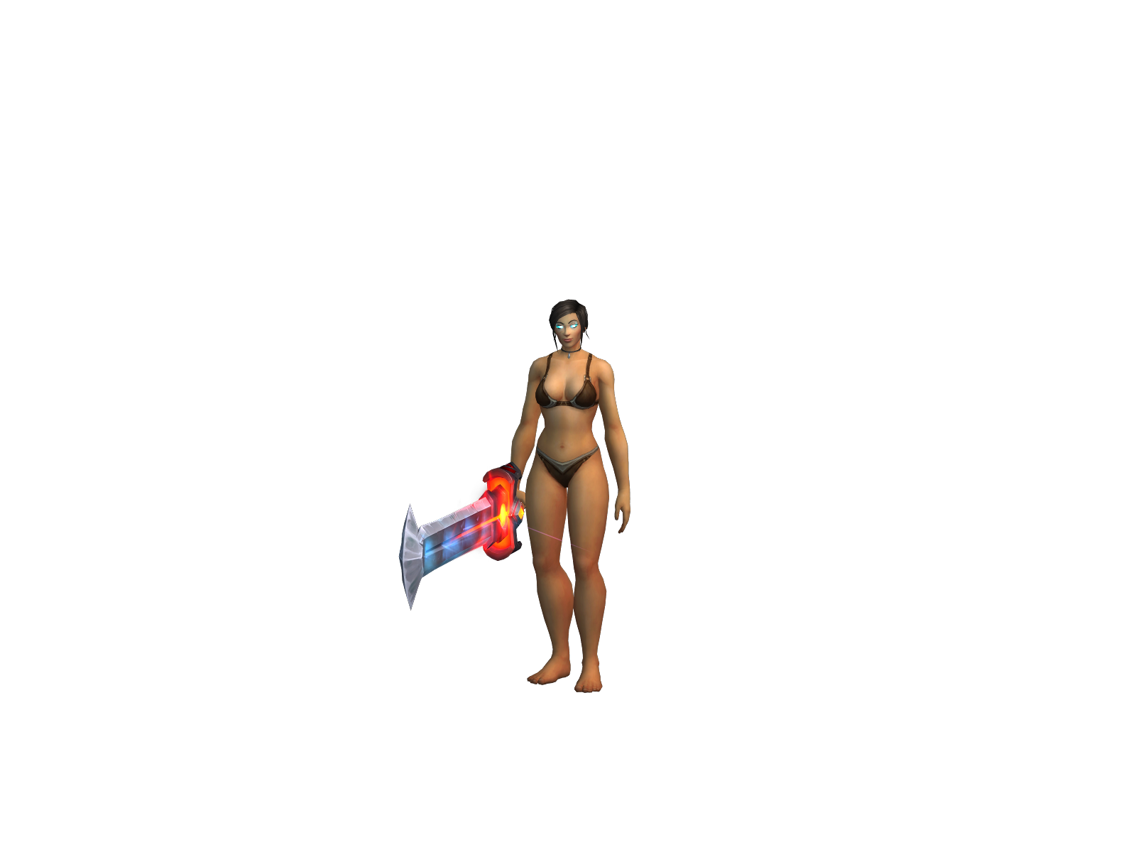 Gclol 3D character render